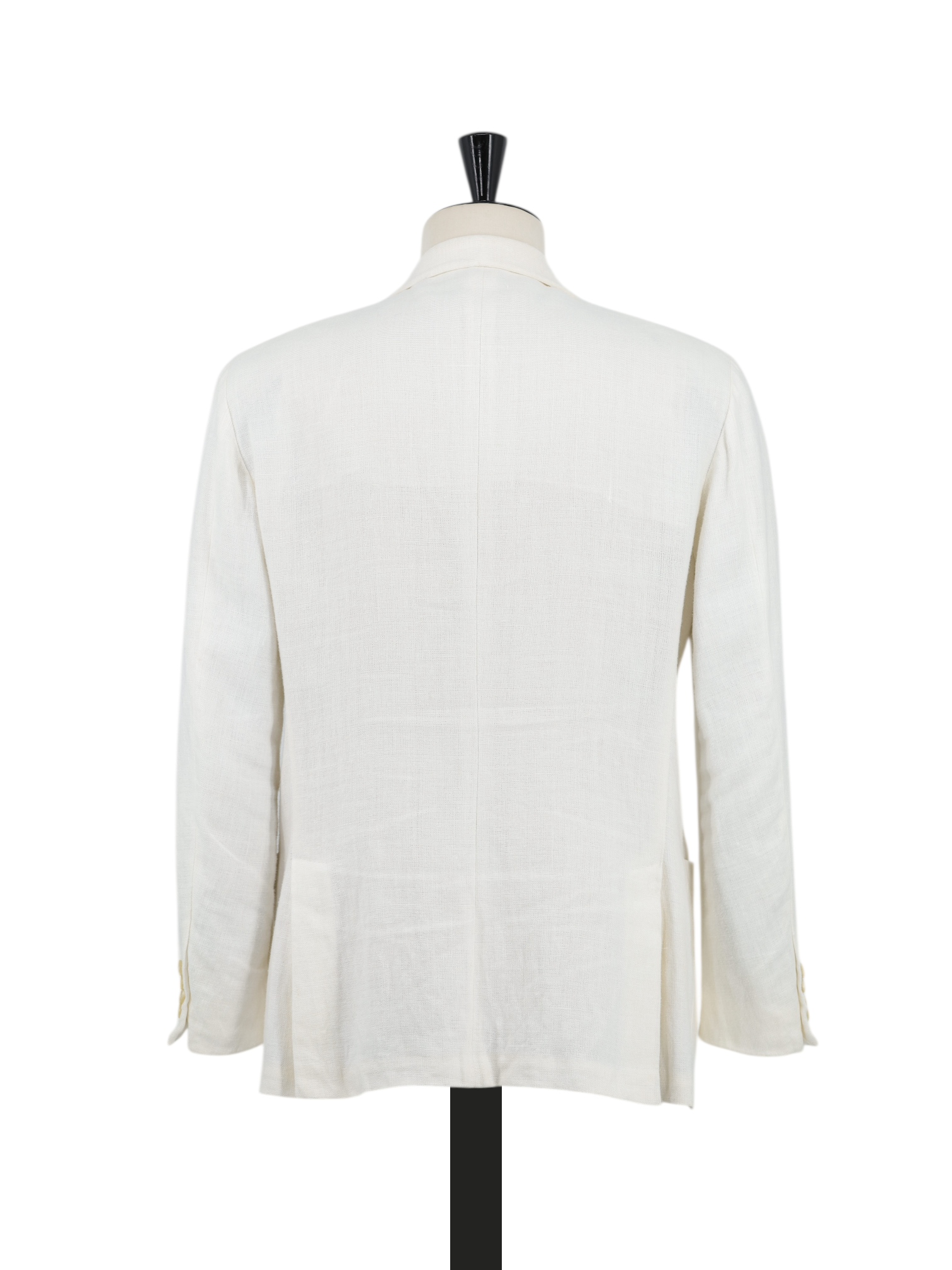 Ralph Lauren White Pure-Linen Hopsack Summer Jacket