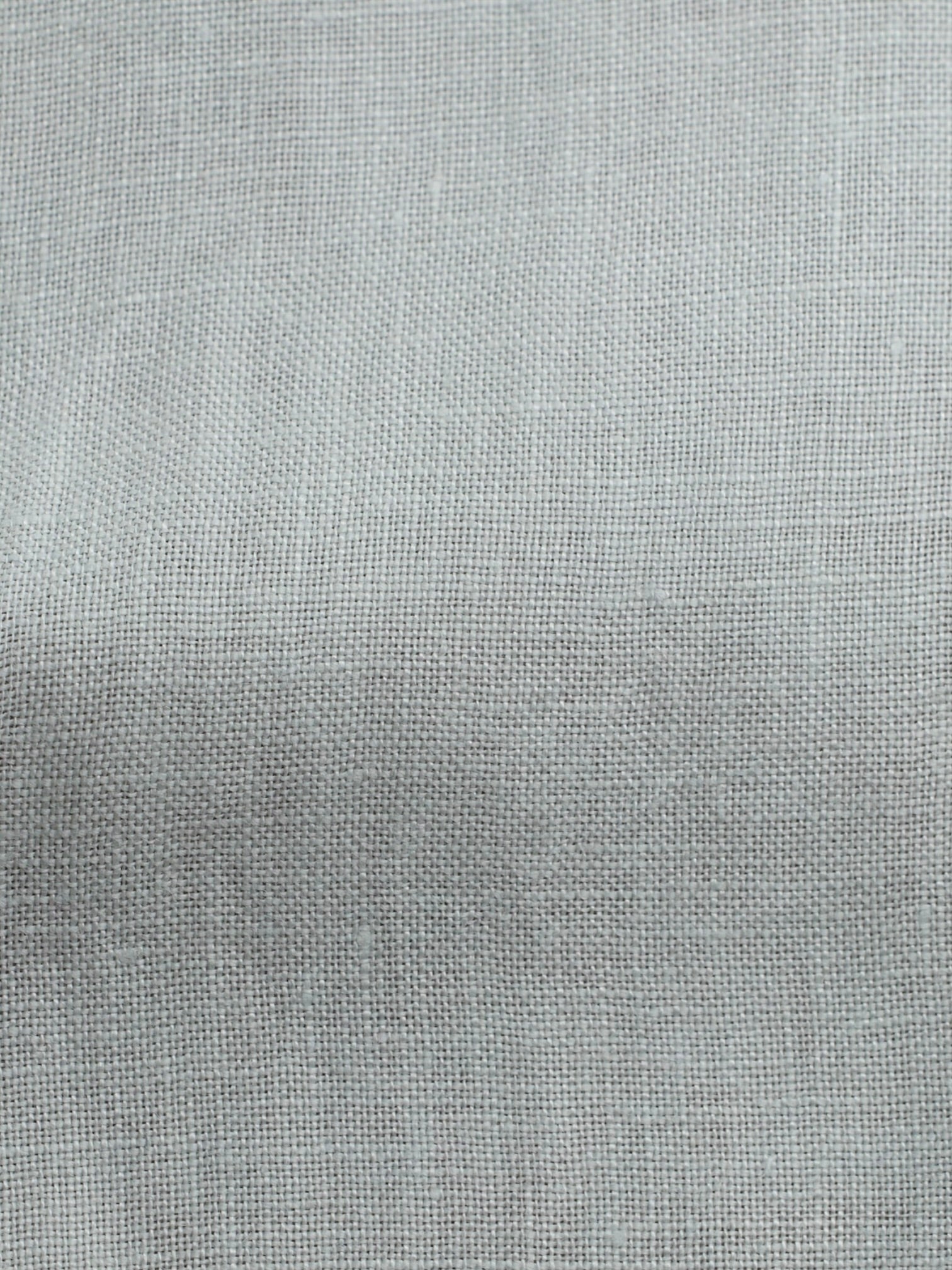 Kiton Sage Grey Pure Linen Sartorial Summer Shirt