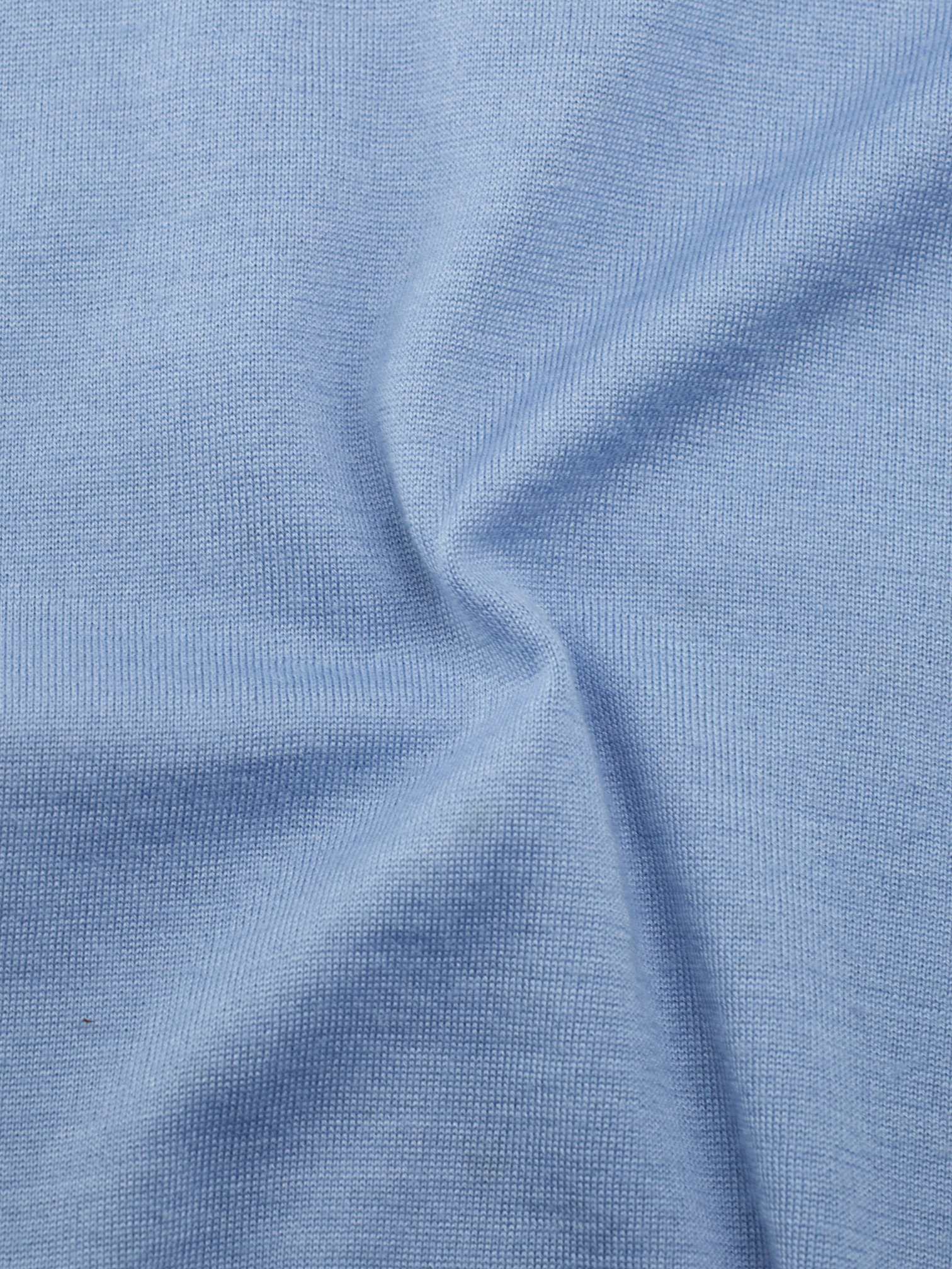 Brunello Cucinelli Light Blue Cashmere & Silk Long-Sleeve Polo