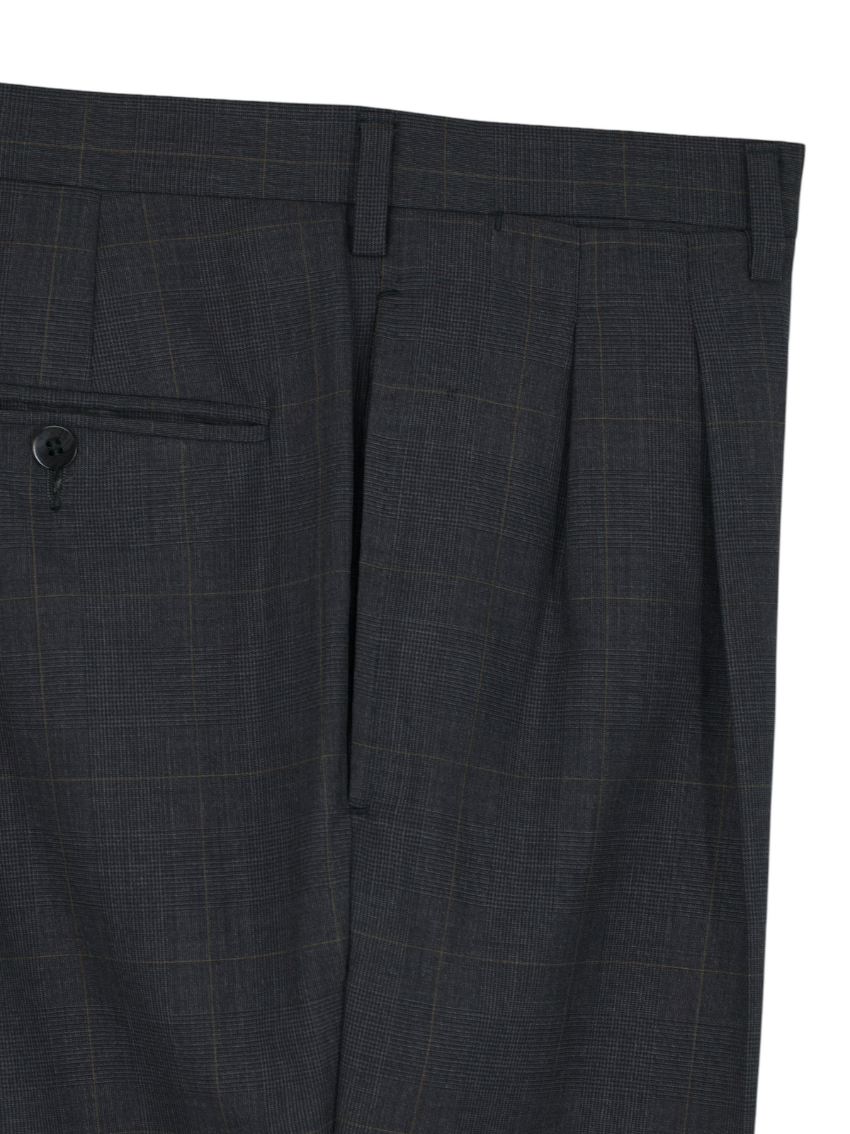 Kiton Dark Grey Super 150's "Diamante Blu" Windowpane Suit