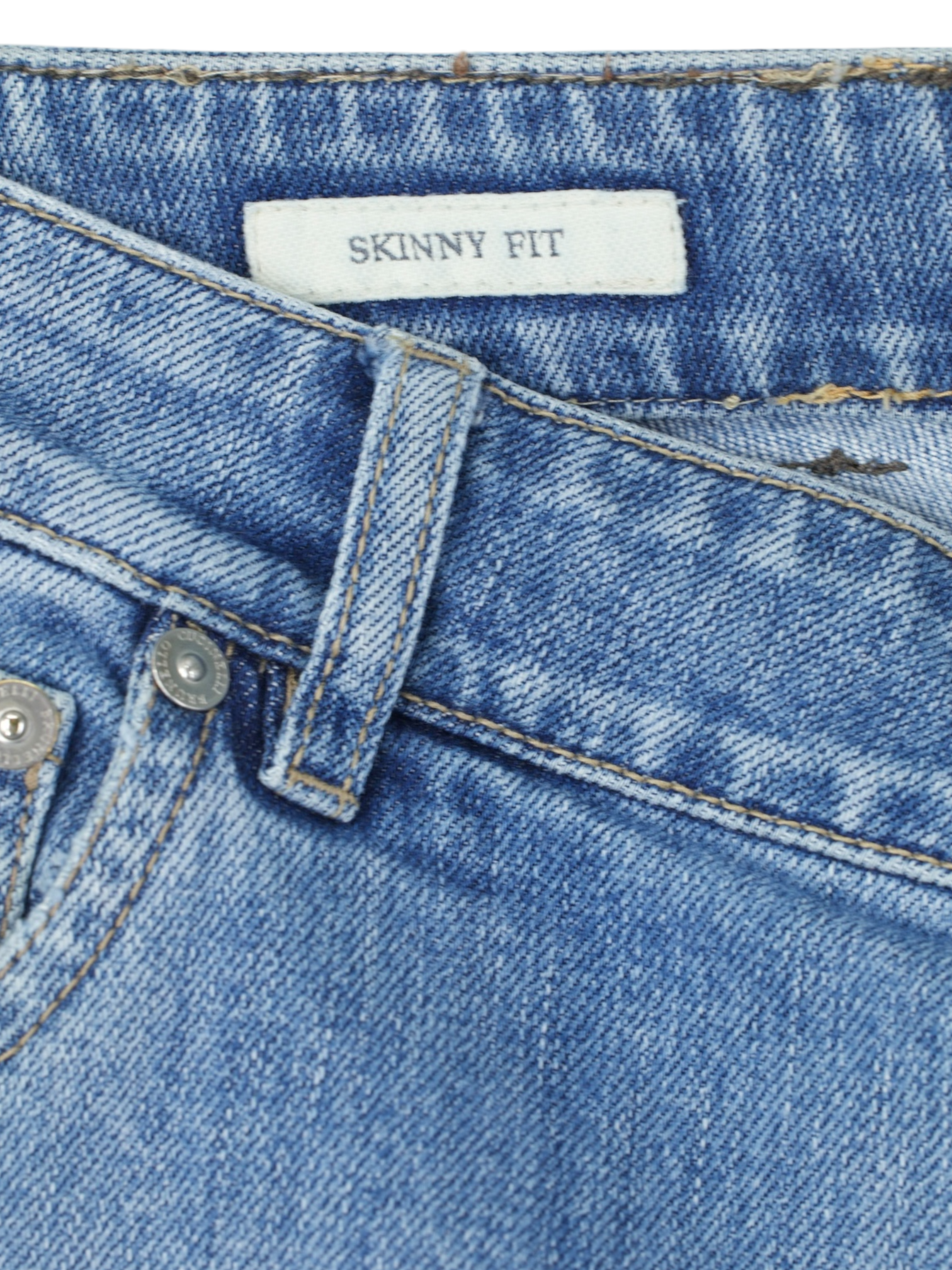 Brunello Cucinelli Light Blue Cotton-Stretch Skinny-Fit Jeans