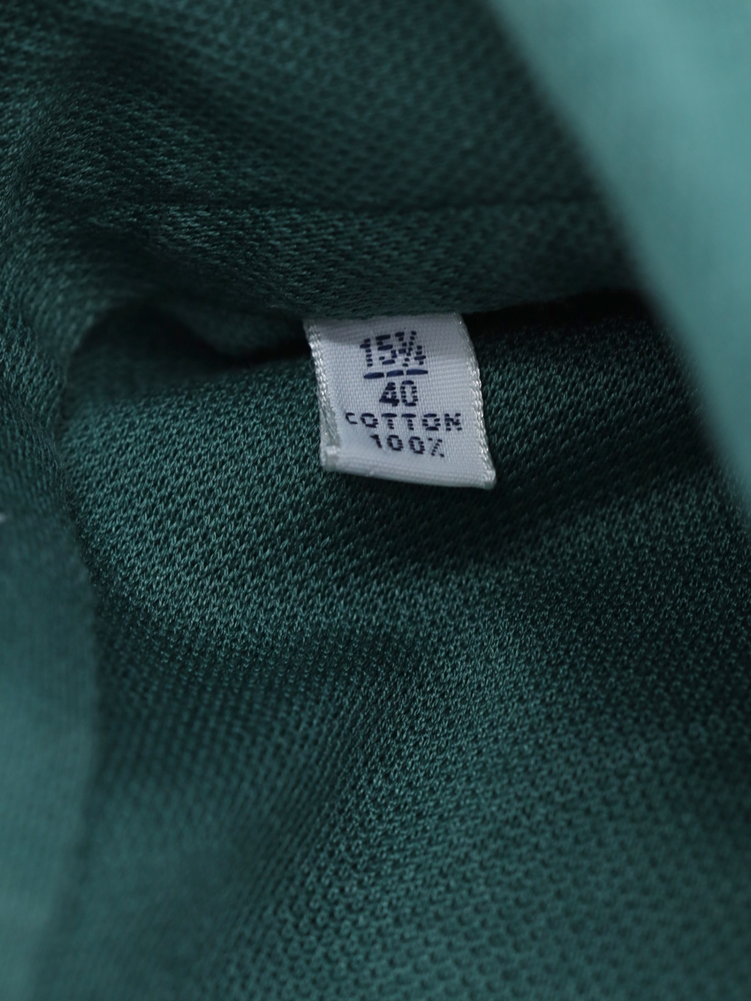 Fray Verdigris Green Piqué-Cotton Button Down Collar Shirt