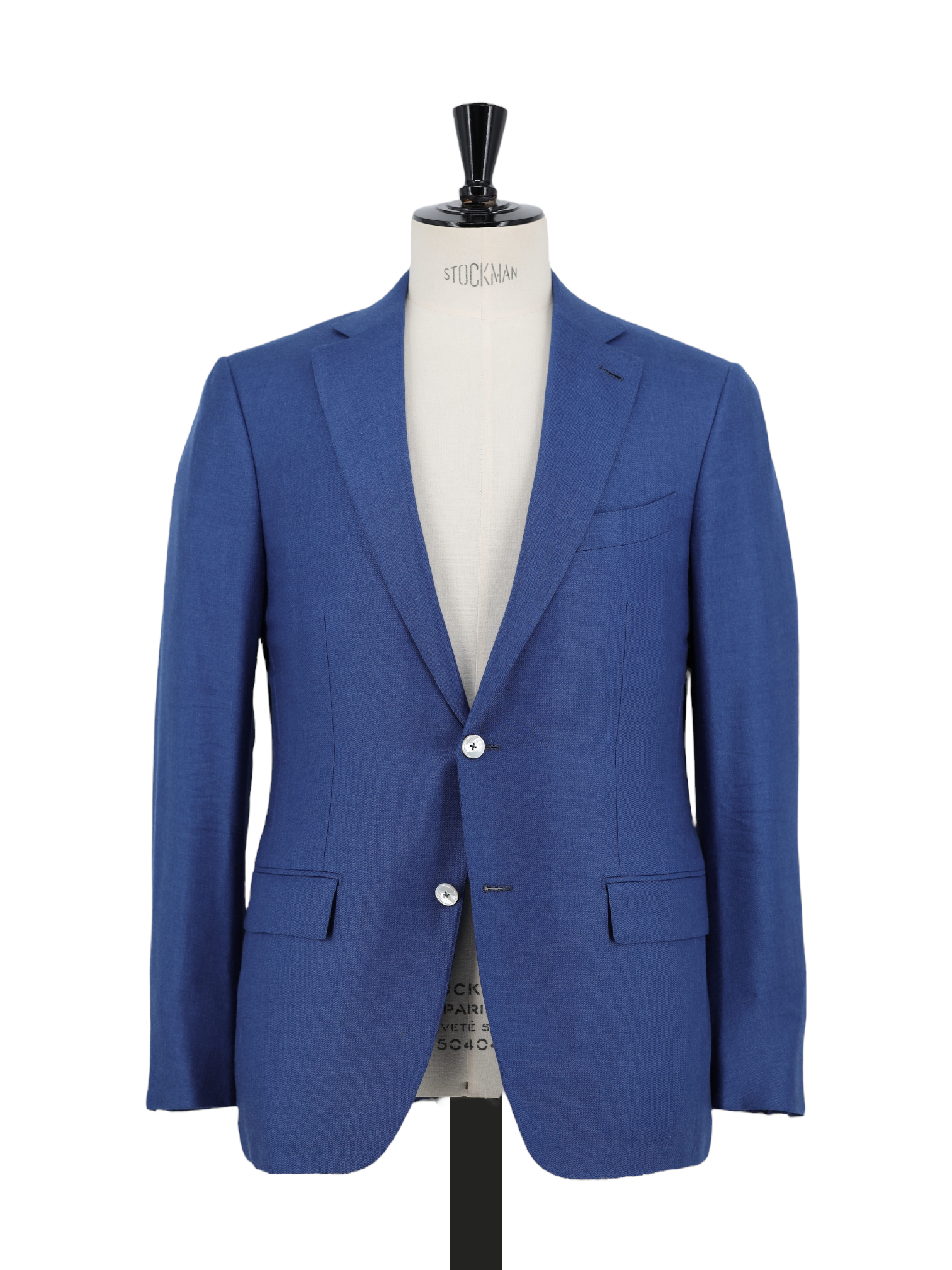 Ermenegildo Olympic Blue Cashmere & Silk Twill Easy Jacket