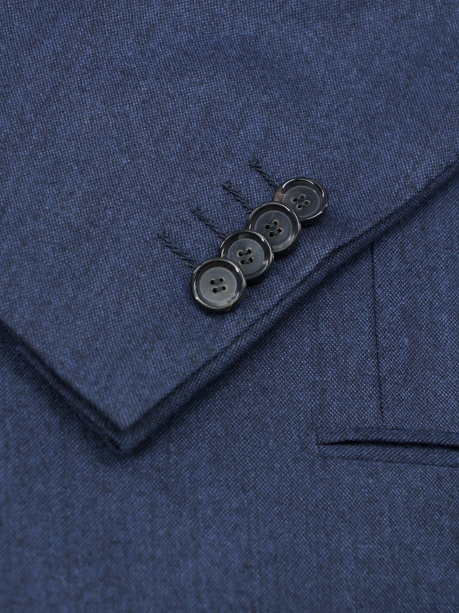 Cesare Attolini Blue Wool & Cashmere Micro Pattern Jacket