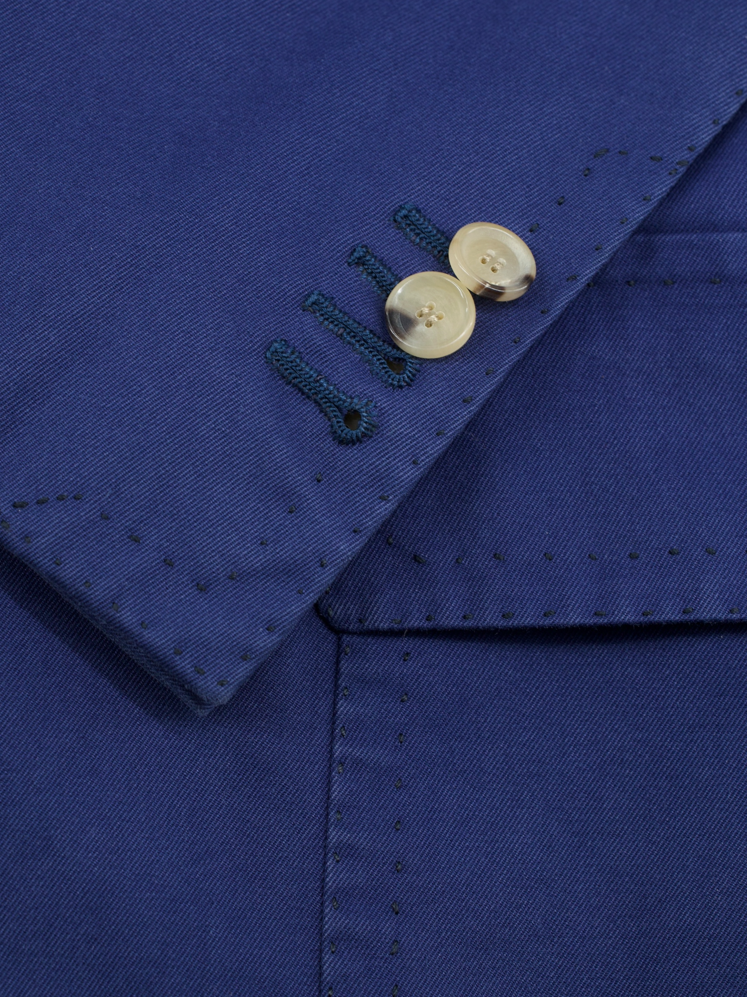 Cesare Attolini Blue Pure-Cotton Sartorial Summer Suit