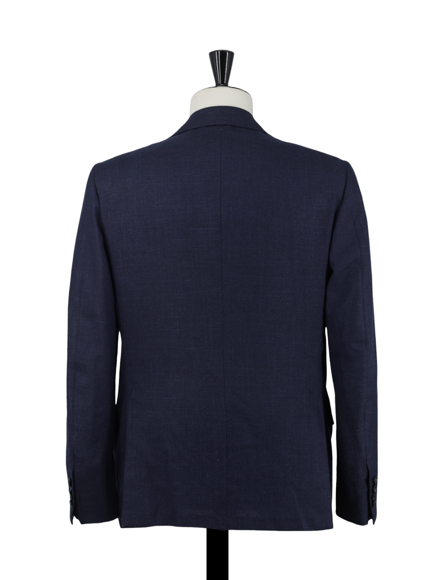 Kiton Dark Blue Cashmere, Linen & Silk Melange Suit
