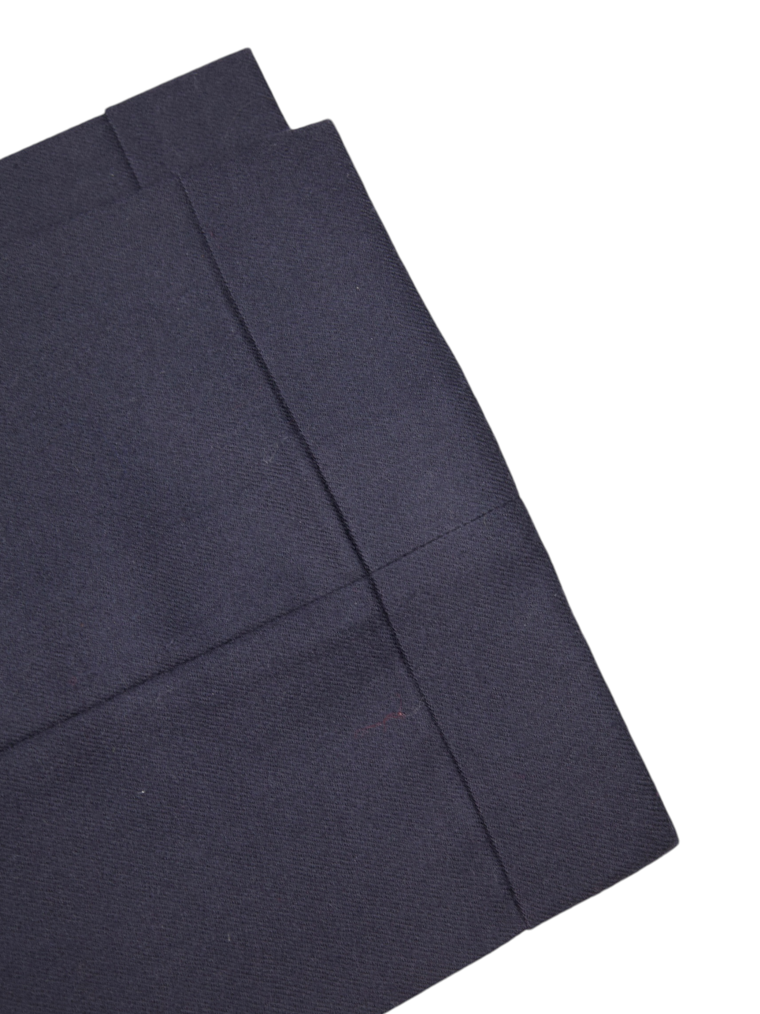 Cesare Attolini Navy Wool Flannel Sartorial Trousers