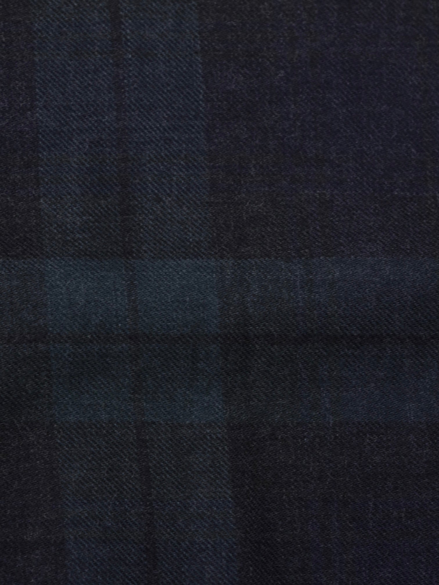Emanuele Maffeis Black & Racing Green Cotton & Wool Blackwatch Shirt
