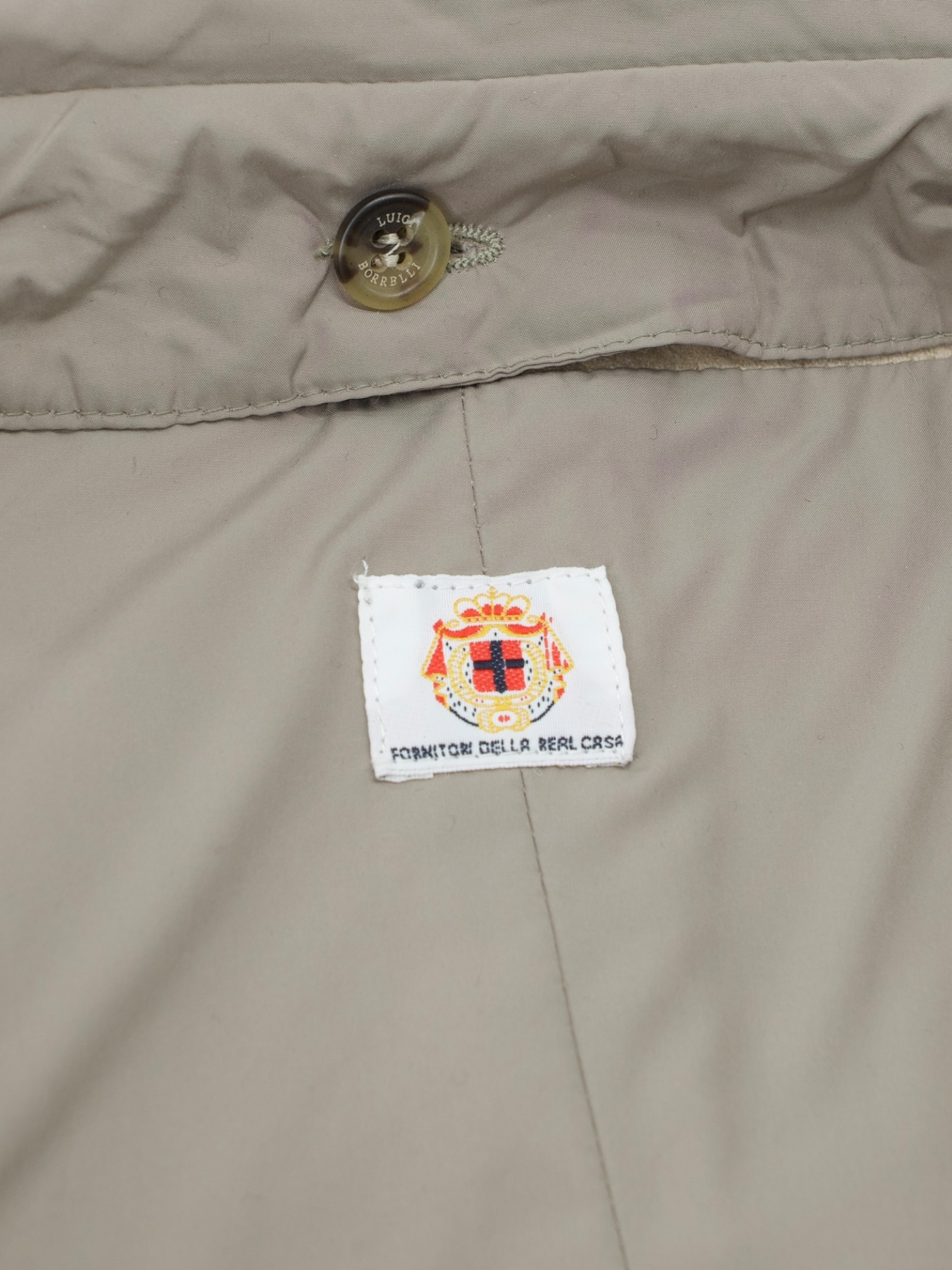 Luigi Borrelli Beige Pure-Camel Padded Sartorial Coat