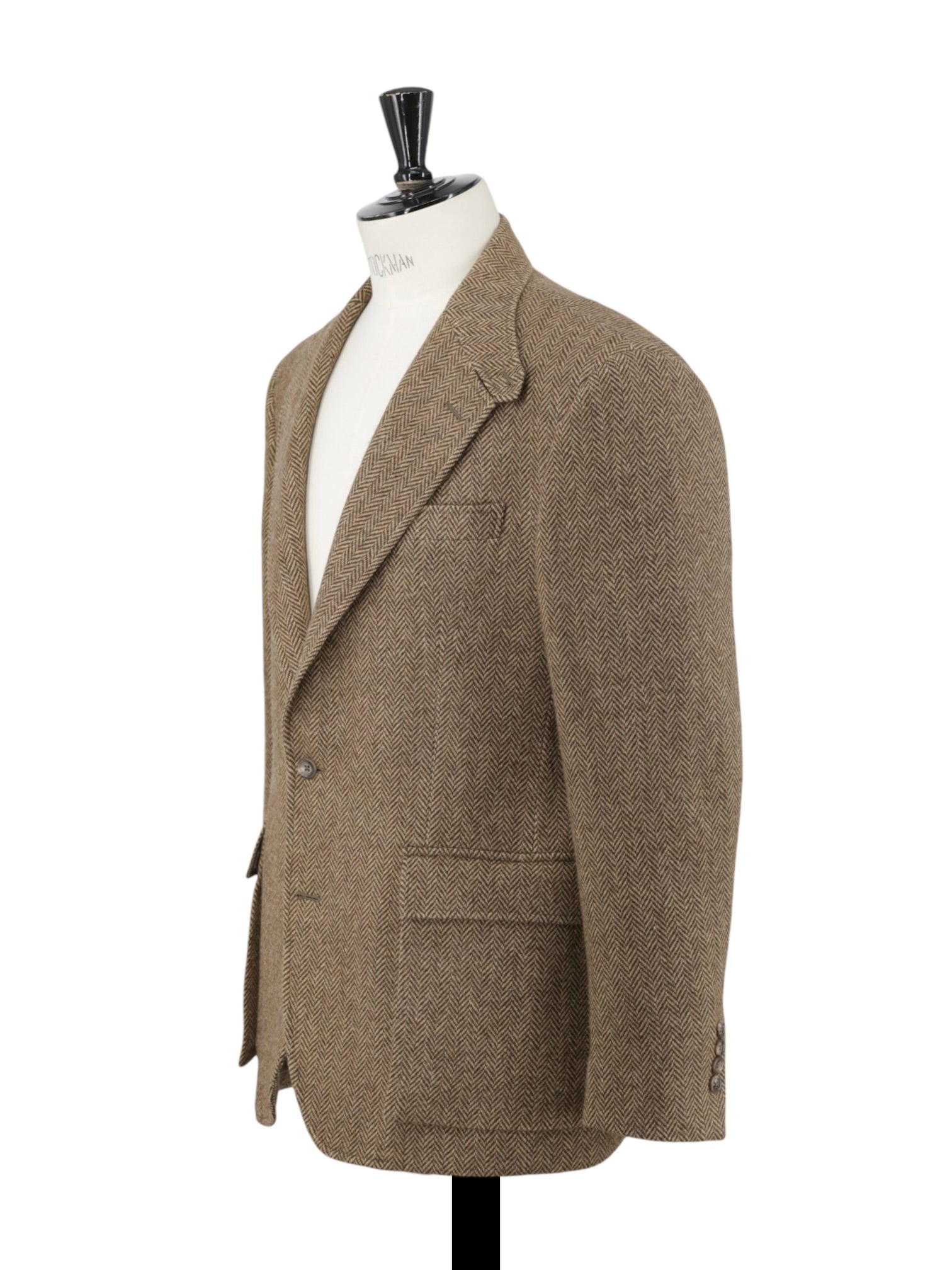 Ralph Lauren Brown Shetland-Tweed Herringbone "RL69" Jacket