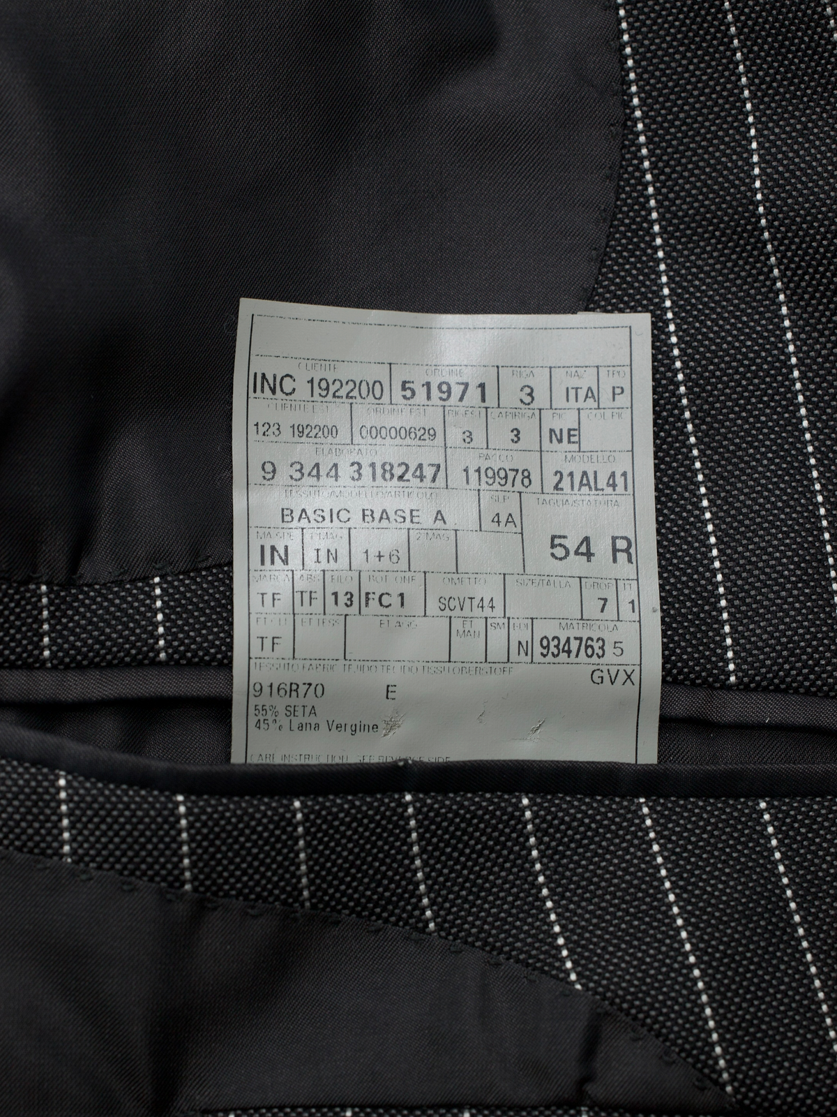 Tom Ford Grey Silk & Wool Pinstripe Windsor Suit