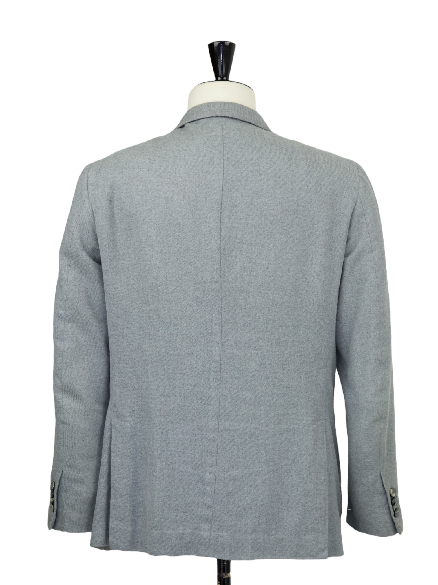 Isaia Grey Cotton & Cashmere Twill Jacket