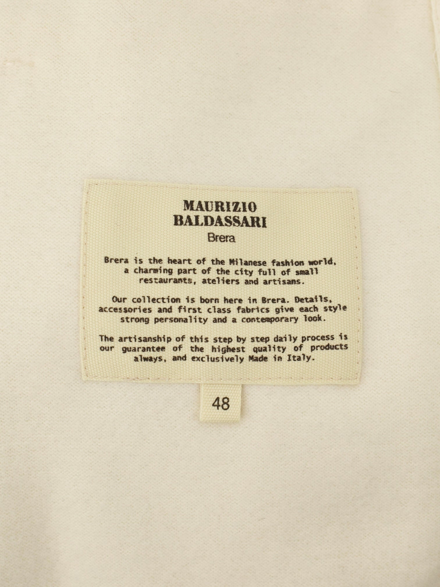 Maurizio Baldassari Creme Pure Cashmere Felt Solferino Overshirt