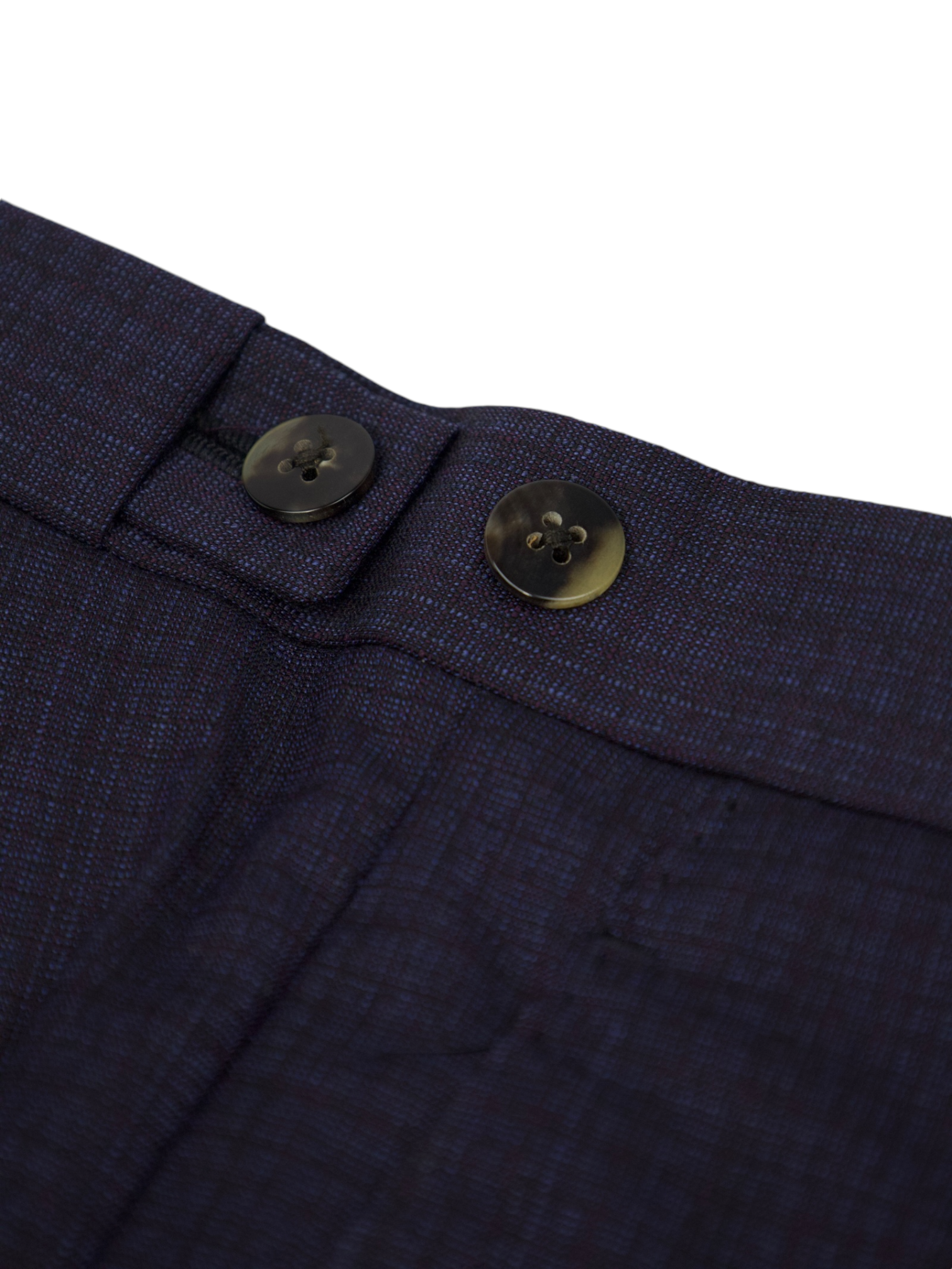 Caruso Blue Double Breasted Gingham Check Suit