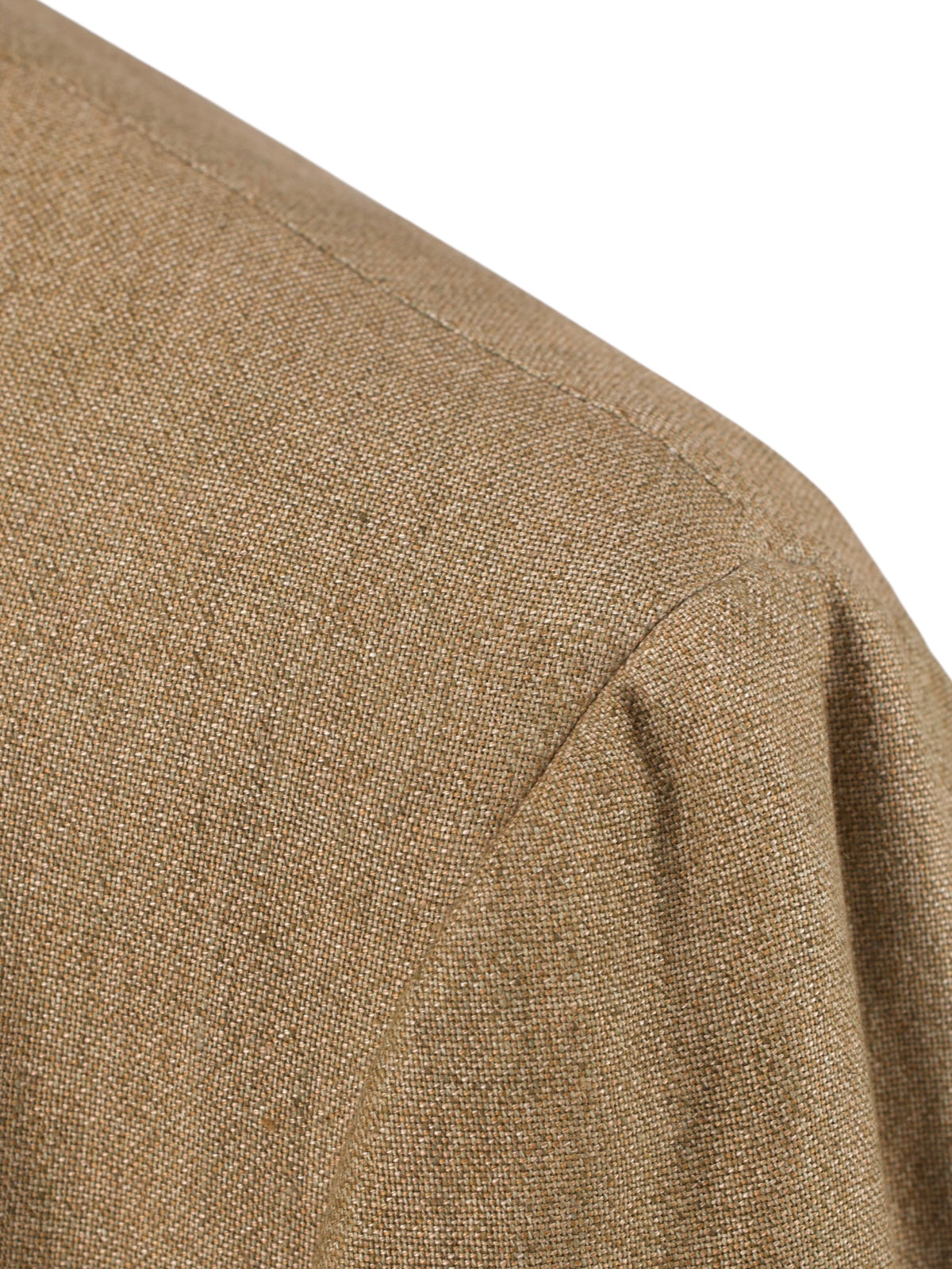 Cesare Attolini Light Brown Heavyweight-Linen Sartorial Summer Jacket