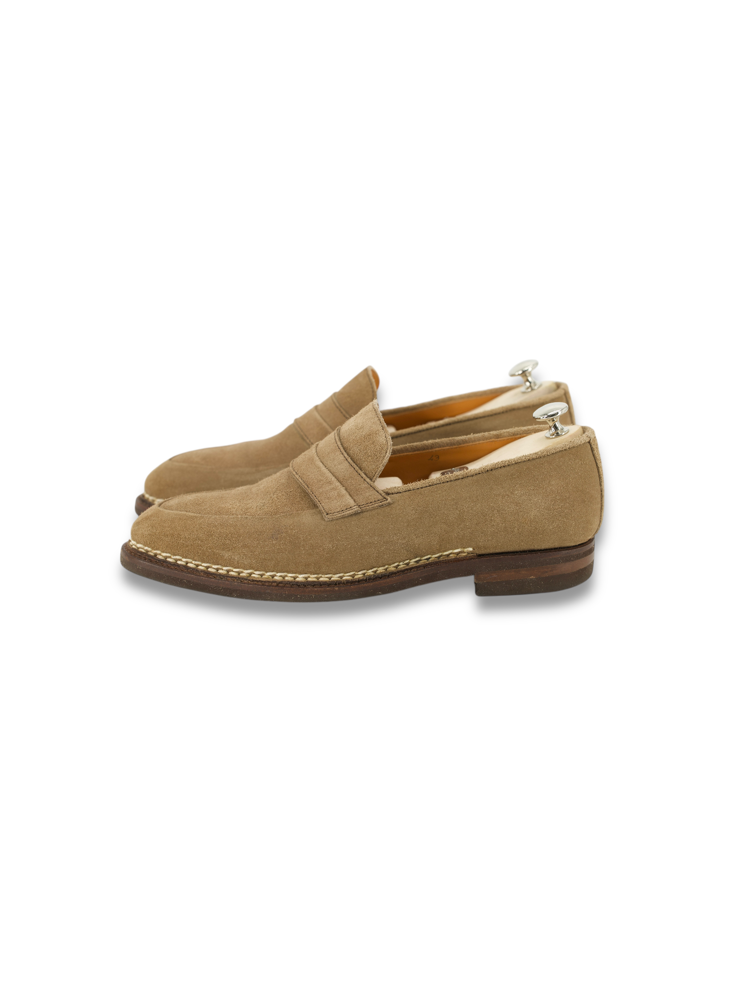 Bontoni Light Brown Suède Principe Rivolta Loafer