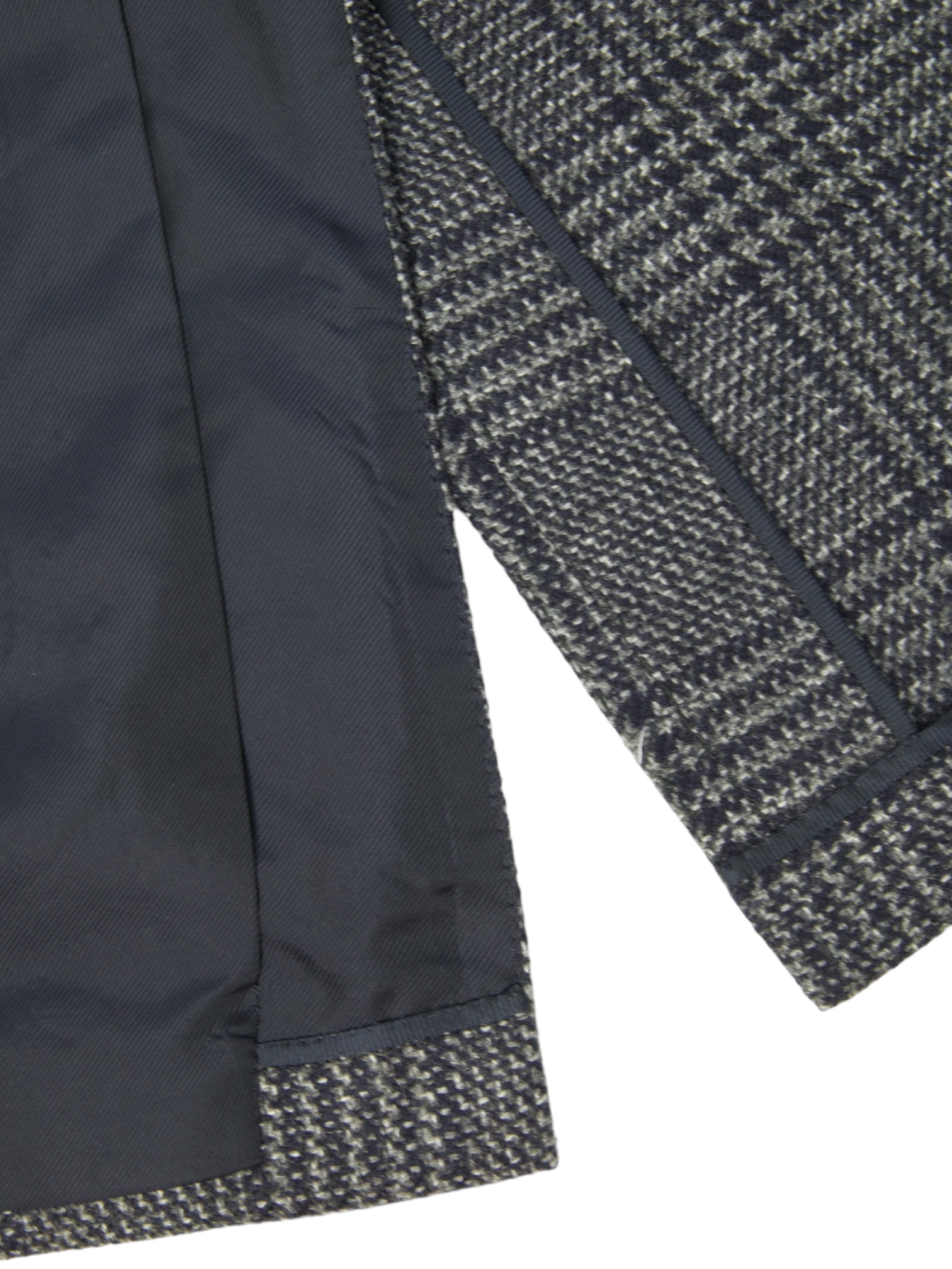 Cesare Attolini Grey Cashmere Overcheck Jacket