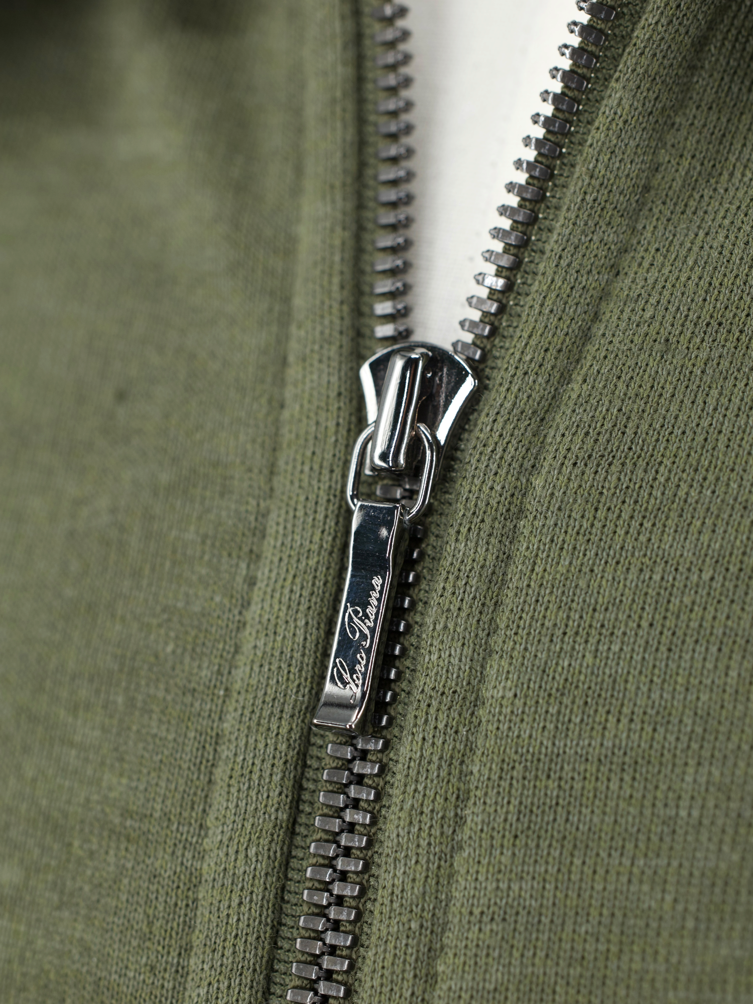 Loro Piana Olive Green Cotton, Linen & Cashmere Luxury "Kawaguchi" Tracksuit