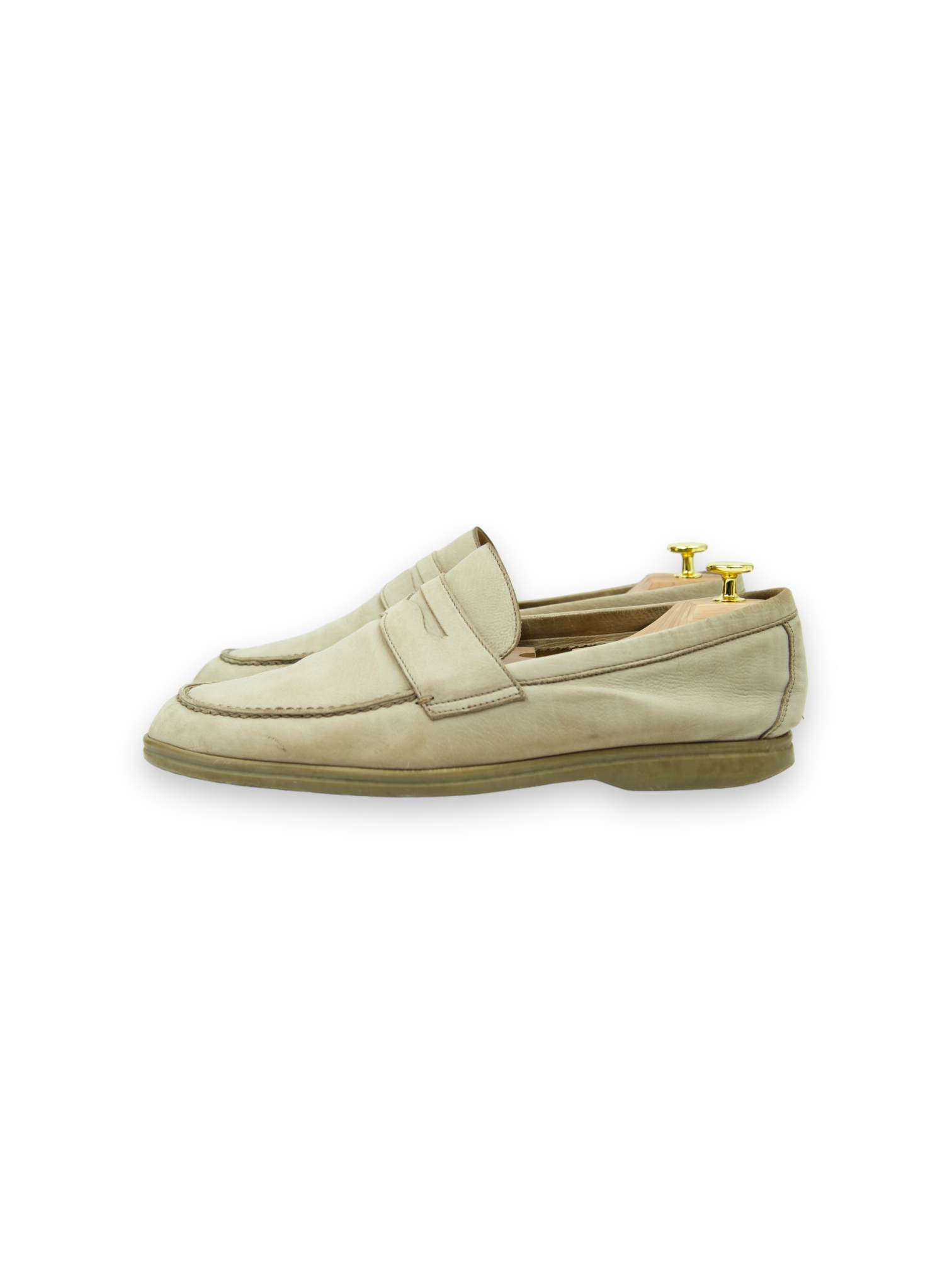 Loro Piana Beige Daily Walk Nappa Loafers