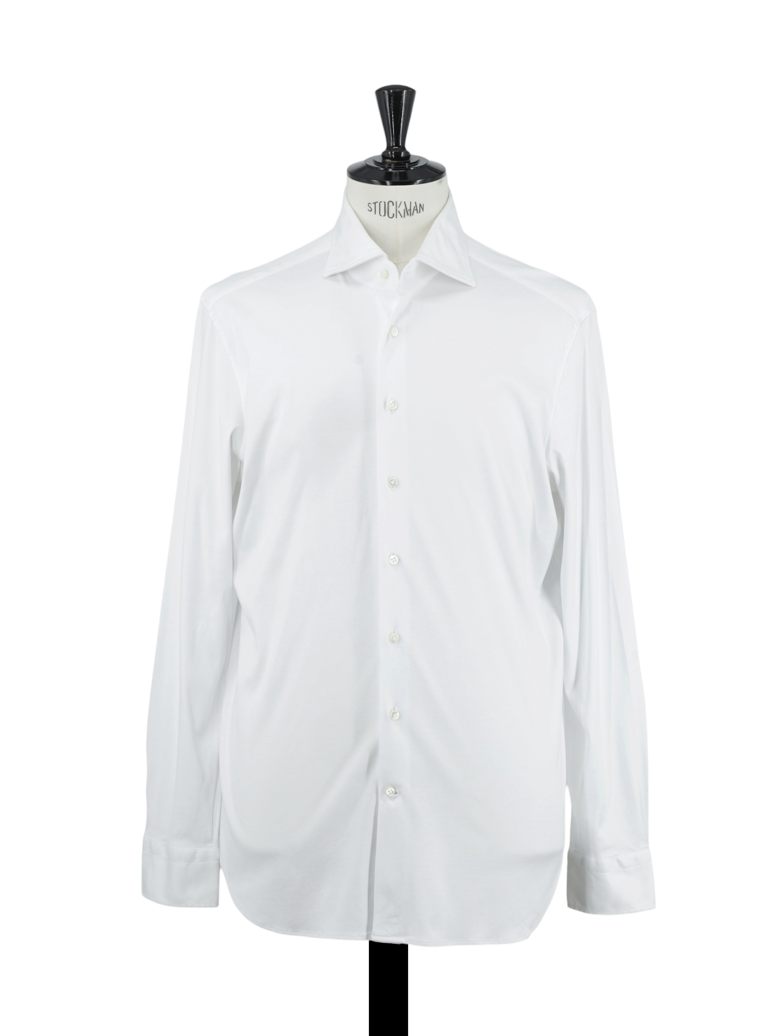 Emanuele Maffeis White Mercerized-Cotton Jersey Shirt