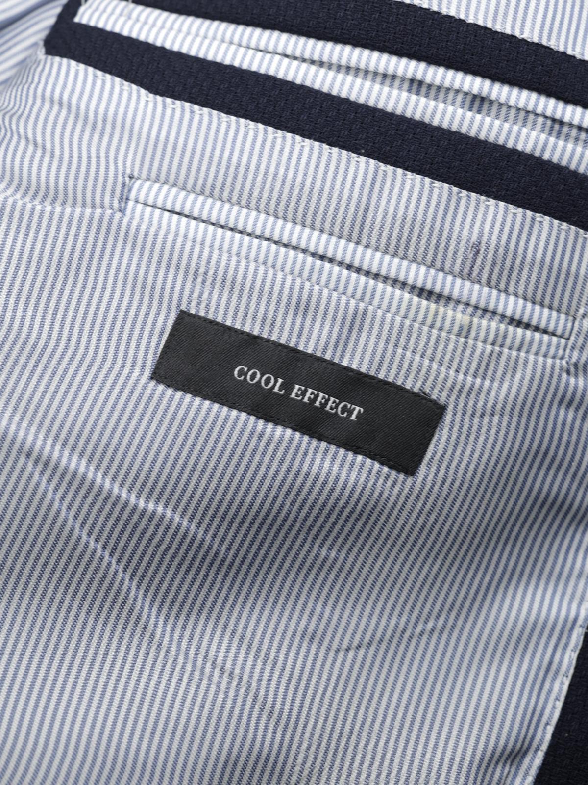 Ermenegildo Zegna Navy Double Breasted "Cool-Effect" Wool Milano Easy Jacket