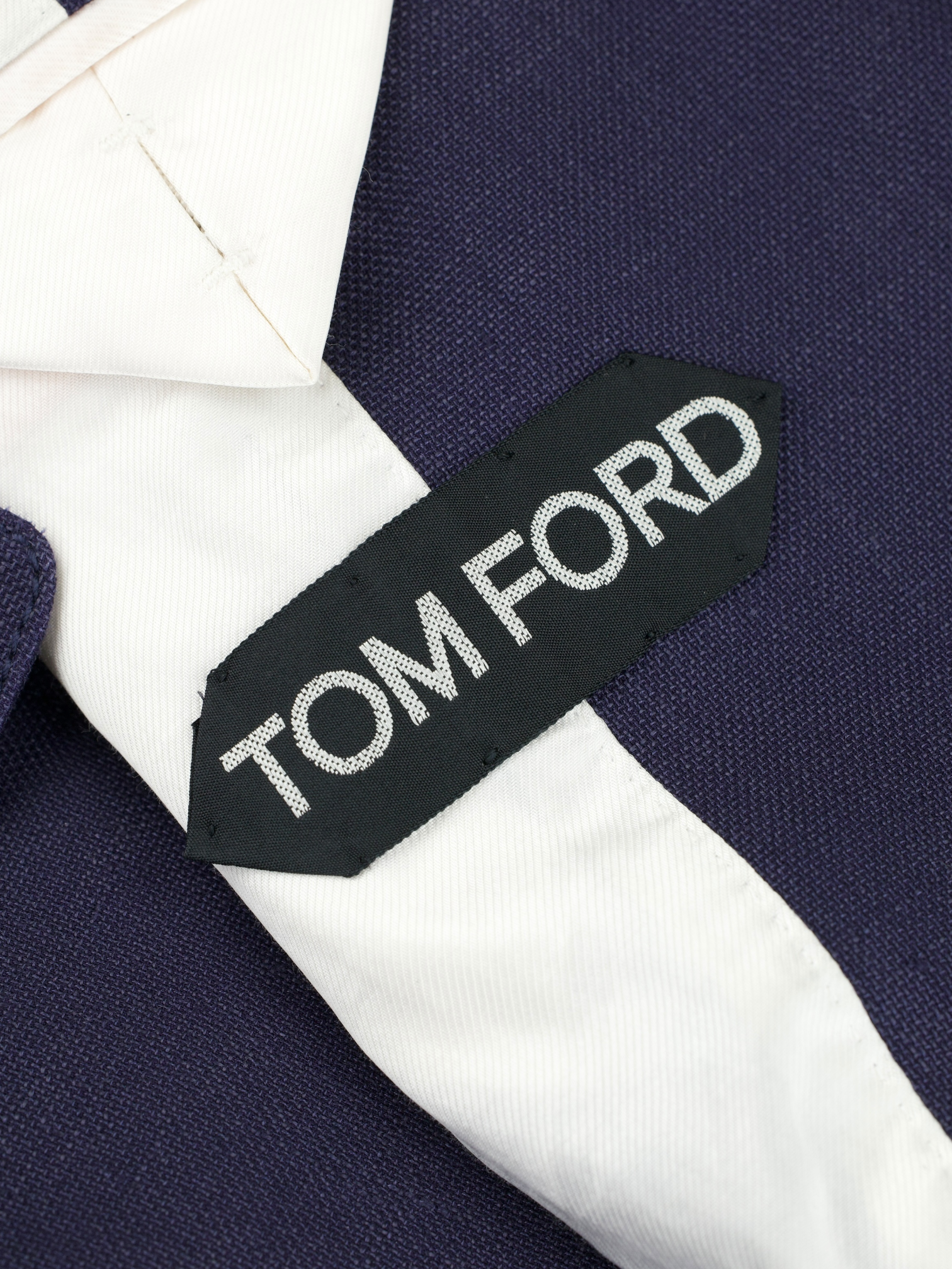 Tom Ford Dark Blue Linen, Wool & Silk Urban-Safari Jacket