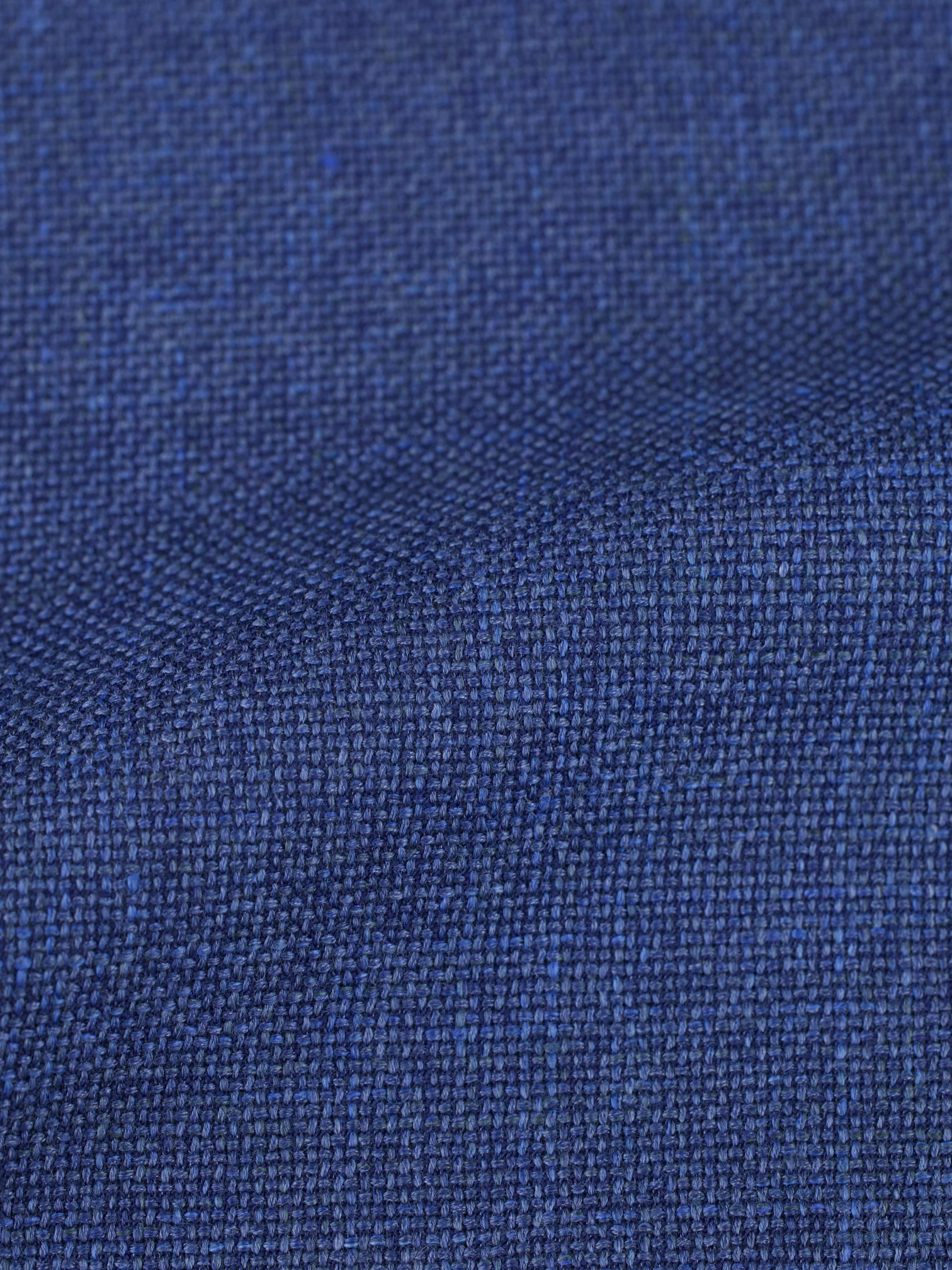 Cesare Attolini Cobalt Blue Wool, Silk & Linen Hopsack Safari-Overshirt