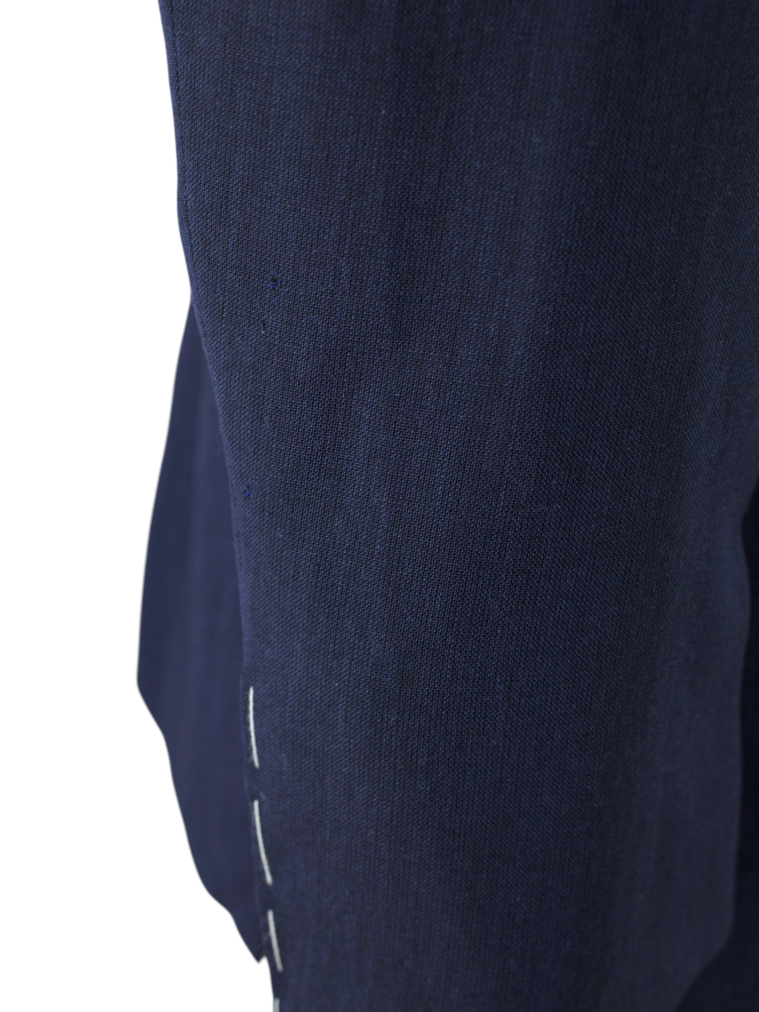 Rubinacci Dark Blue Wool & Mohair Hopsack Jacket