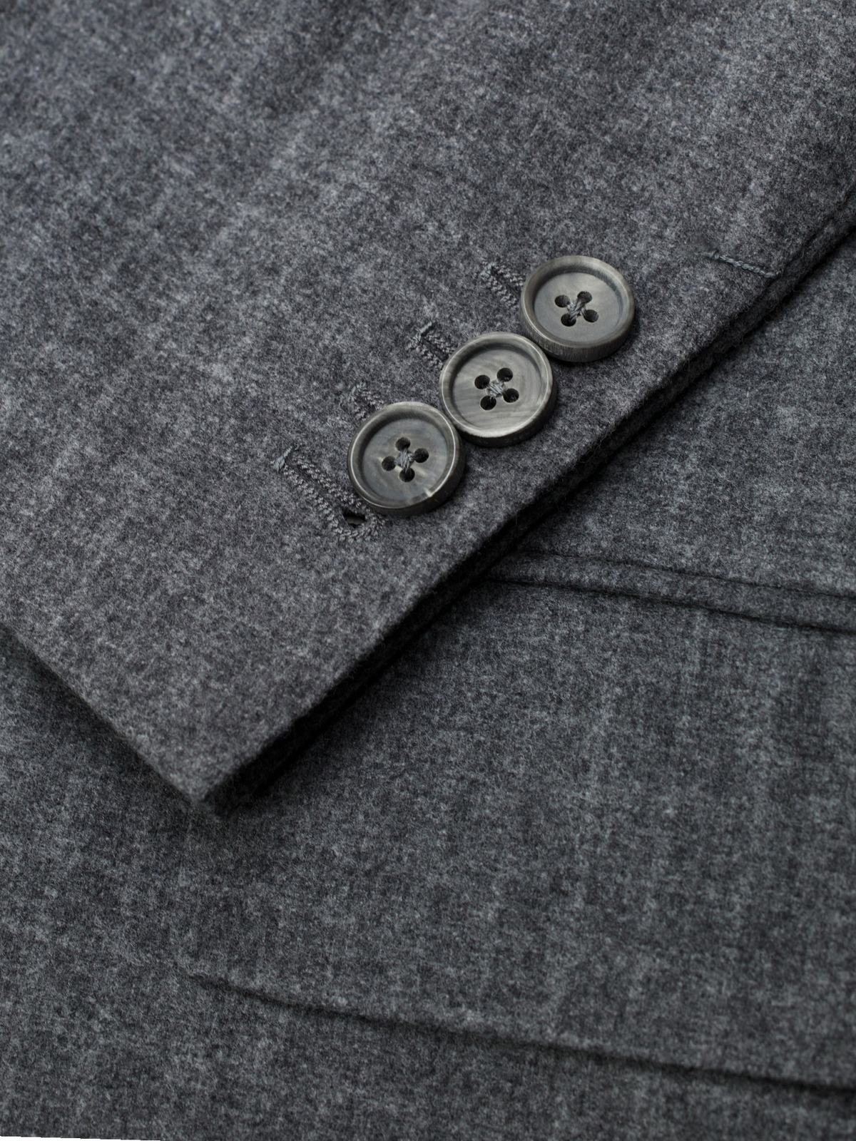 Ermenegildo Zegna Couture Grey Wool, Silk & Cashmere Micro-Check Suit