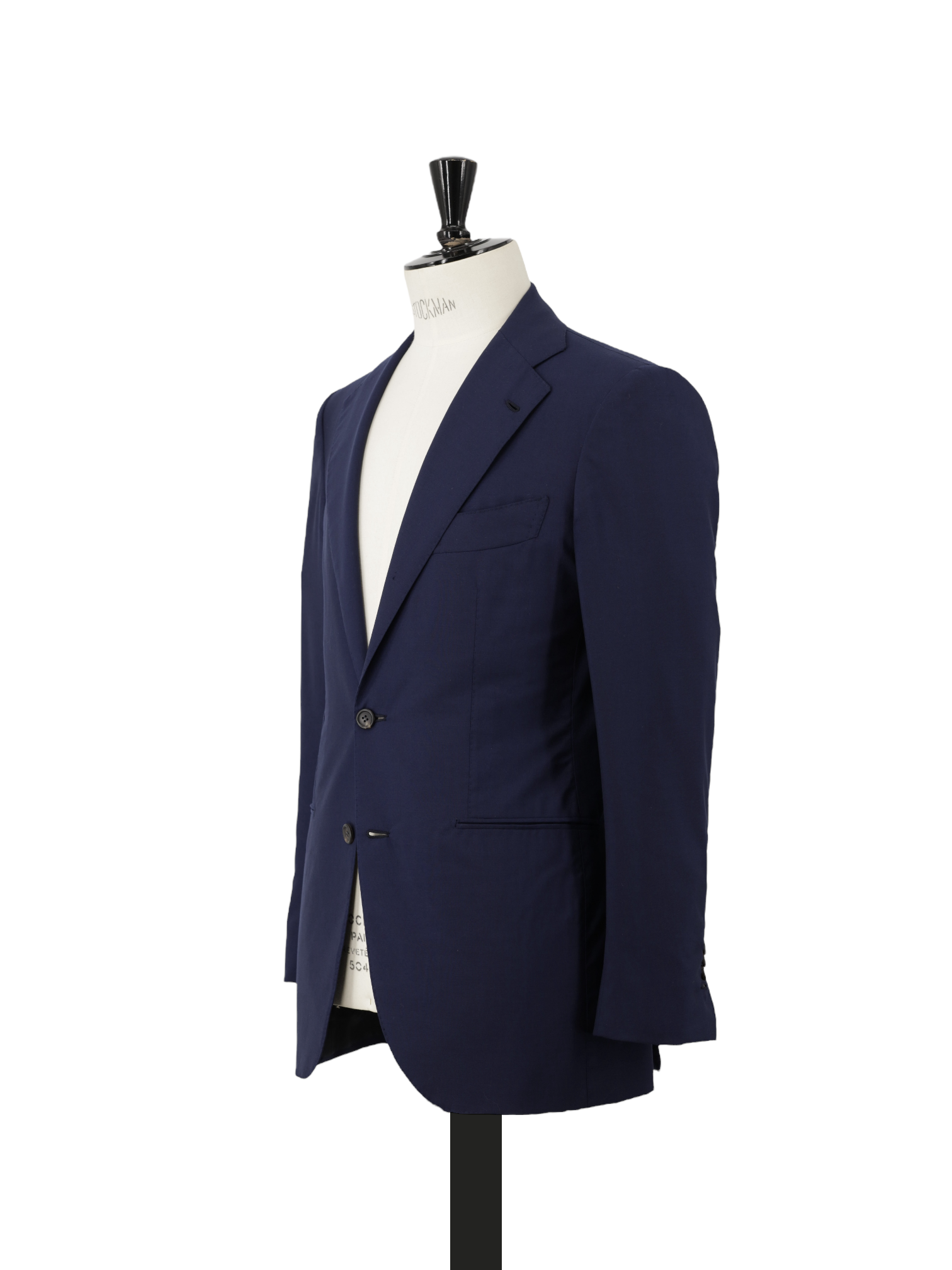 Orazio Luciano Marine Blue Wool Plain Weave Suit