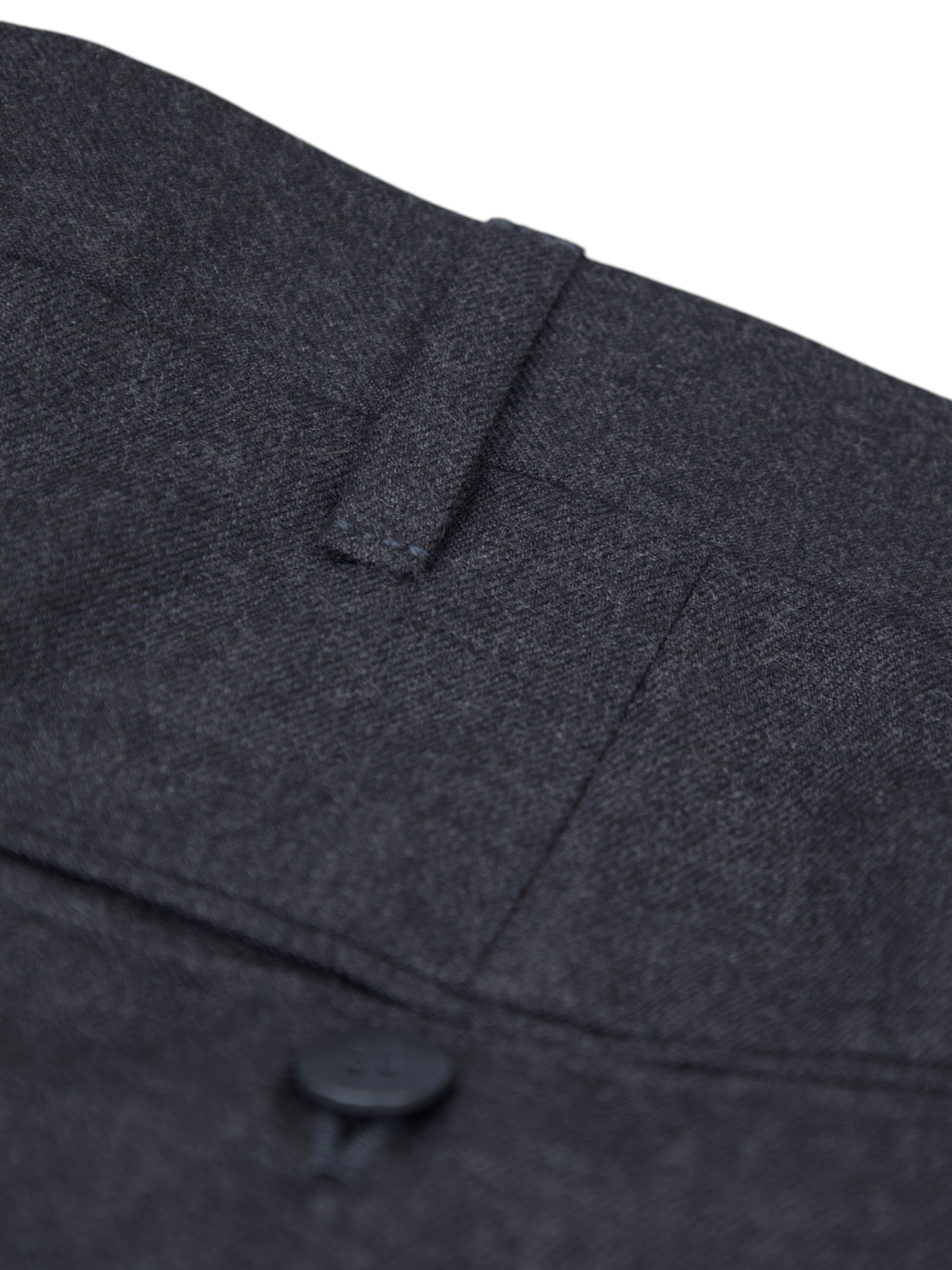 Cesare Attolini Charcoal Pure Cashmere Trousers