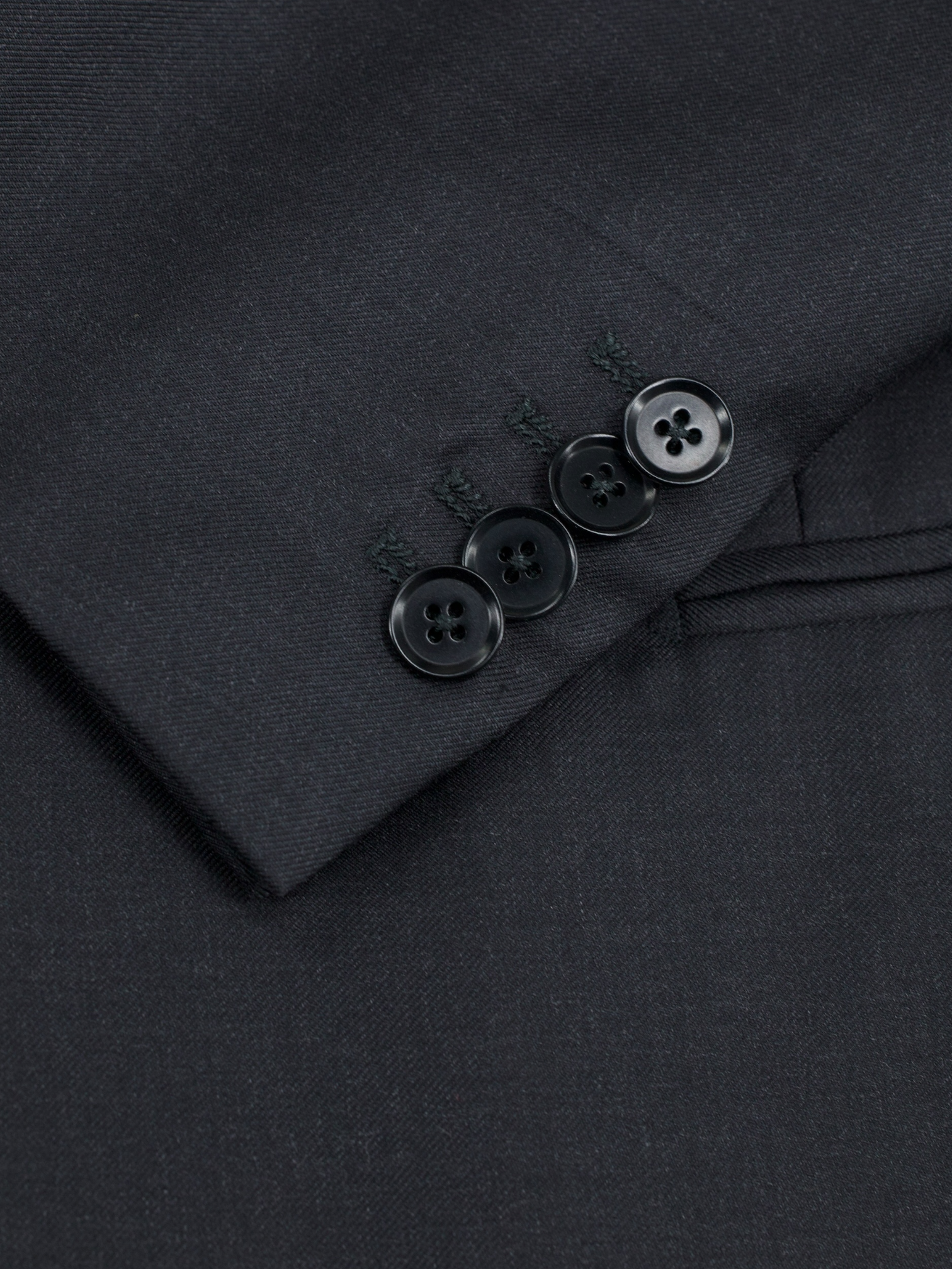 Isaia Anthracite Aquaspider-Wool Twill Gregory Suit