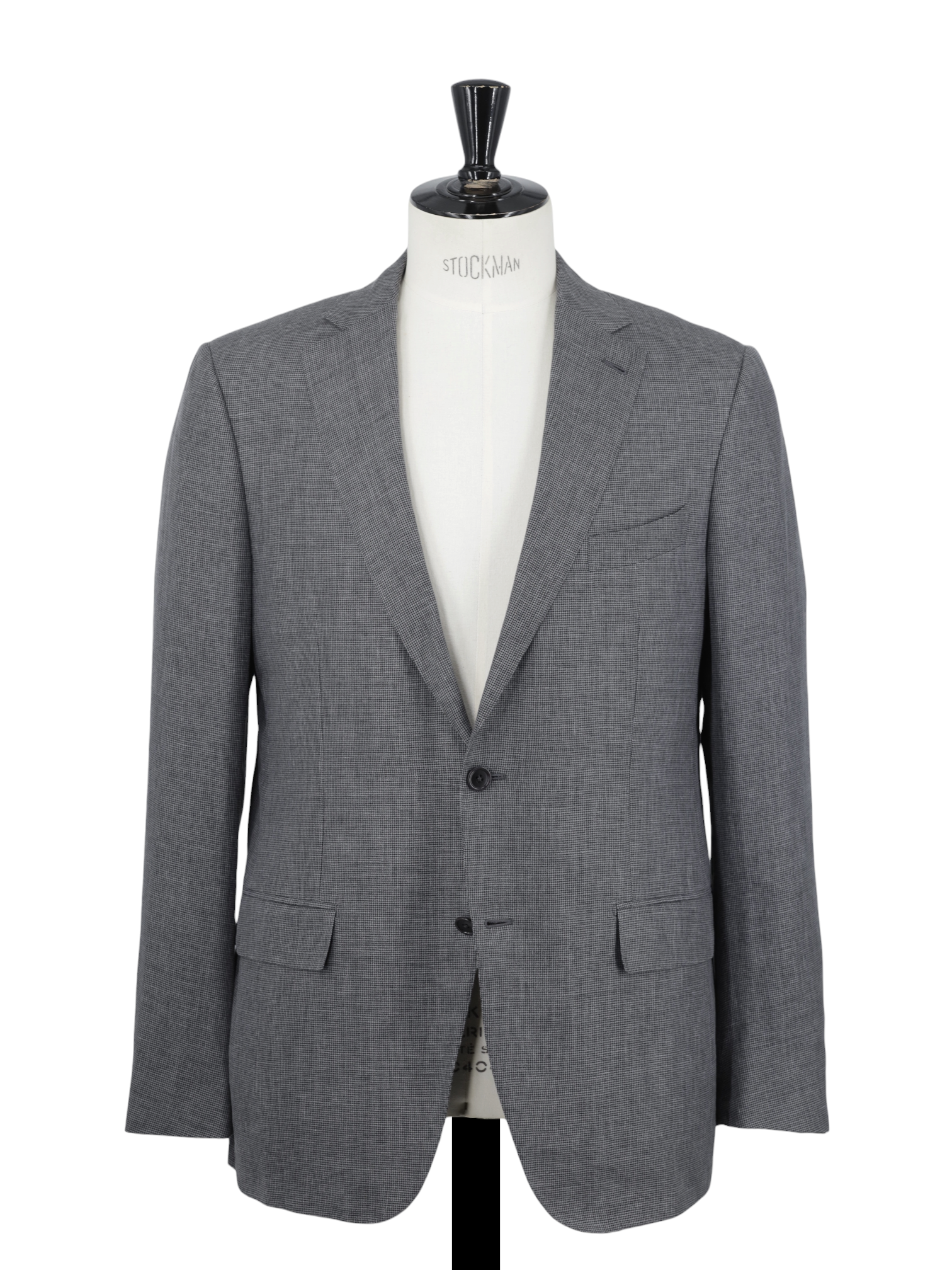 Ermenegildo Zegna Taupe Linen, Wool & Silk "Crossover" Puppytooth Milano East Suit