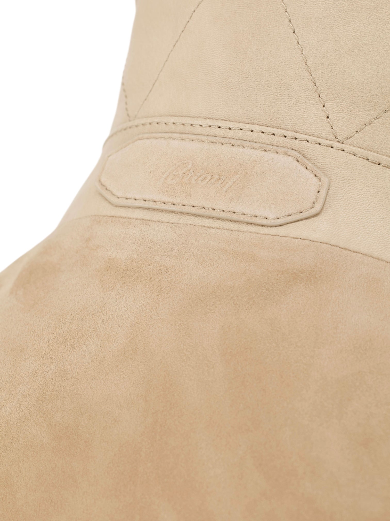 Brioni Beige Sahariana Lambskin Jacket