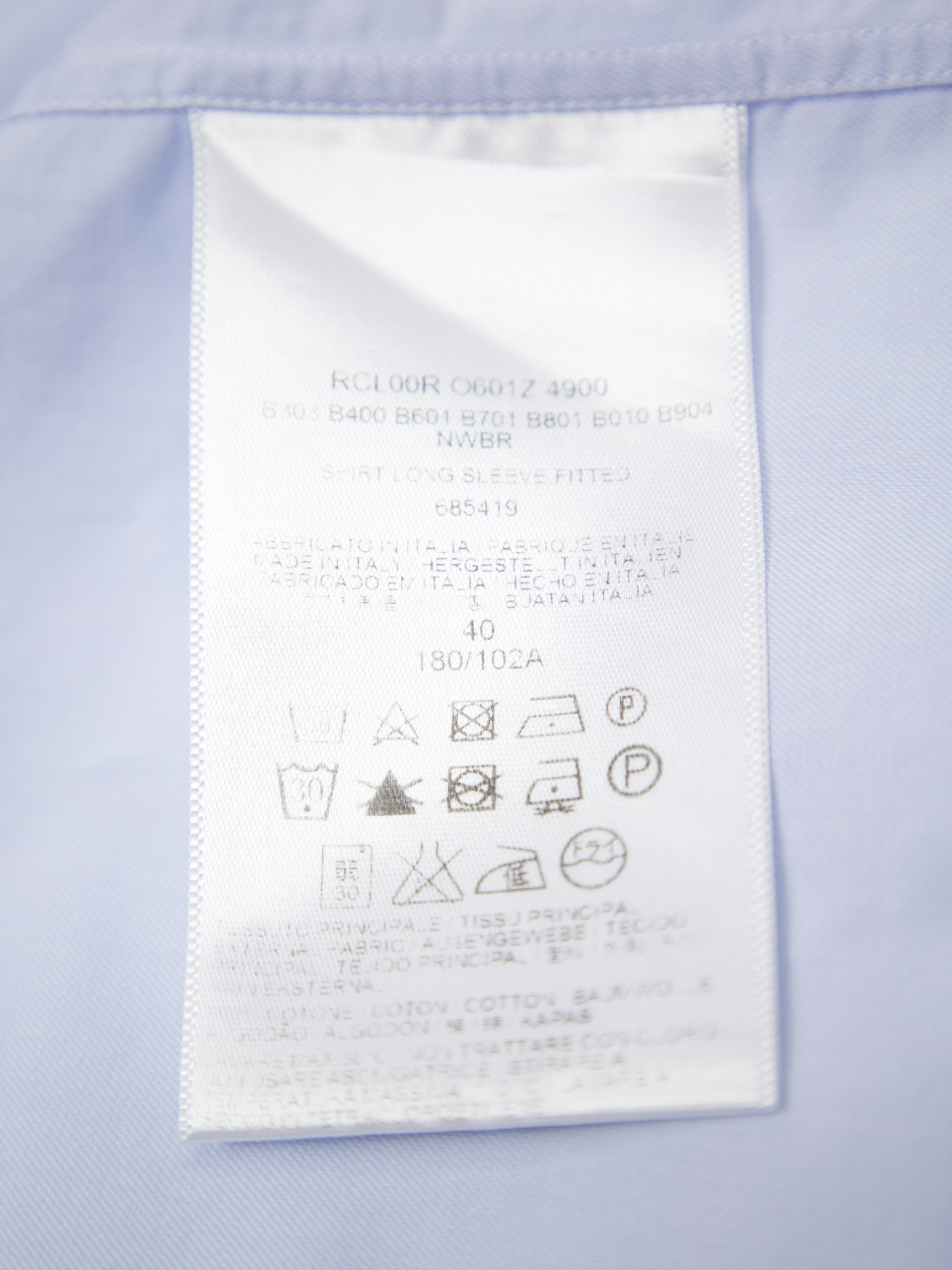 Brioni Light Blue Dress Shirt