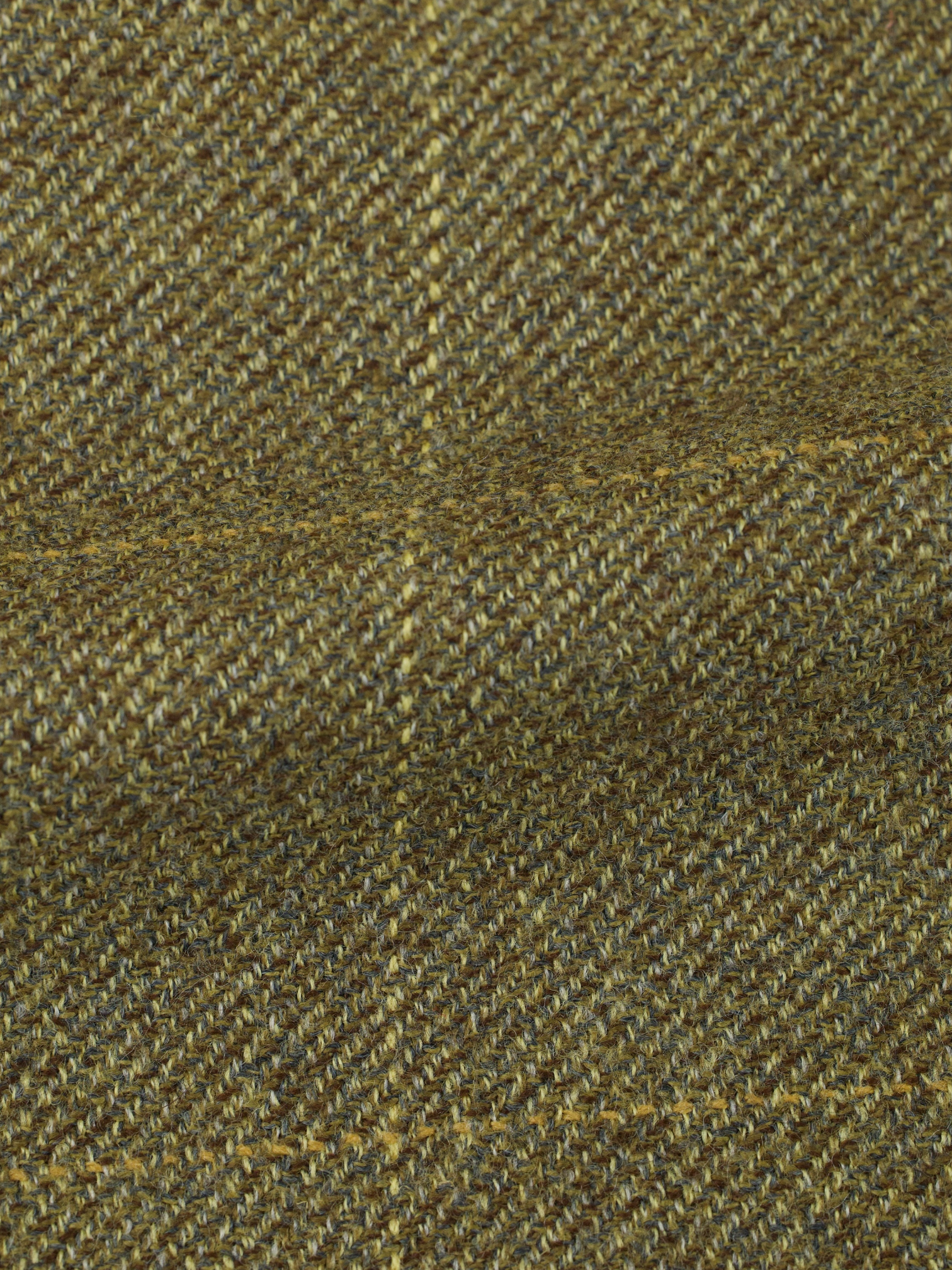 Brioni Moss-Brown Tweed Wool Windowpane Jacket