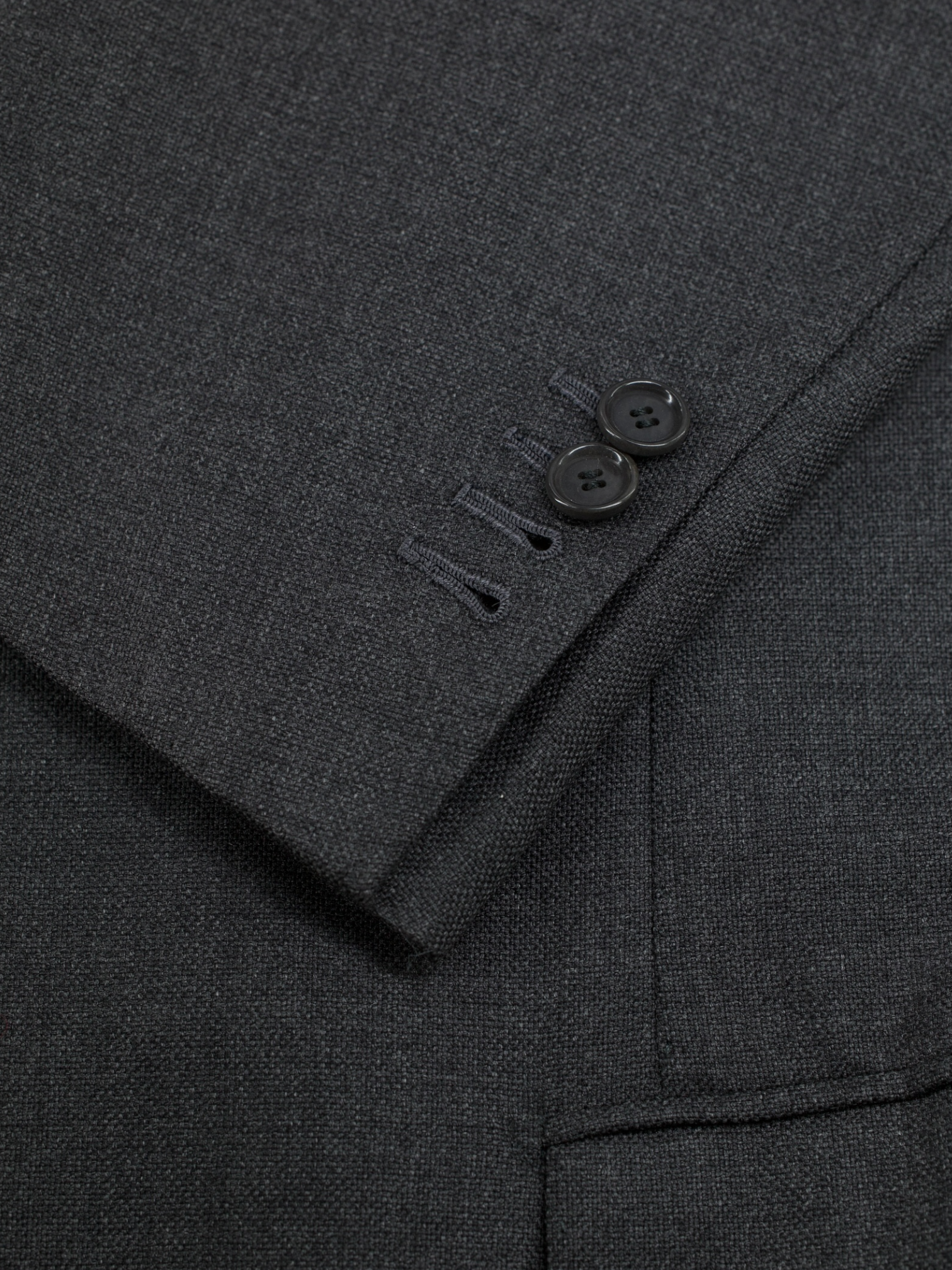 Cesare Attolini Dark Grey Lightly-Brushed High-Twist Wool Suit