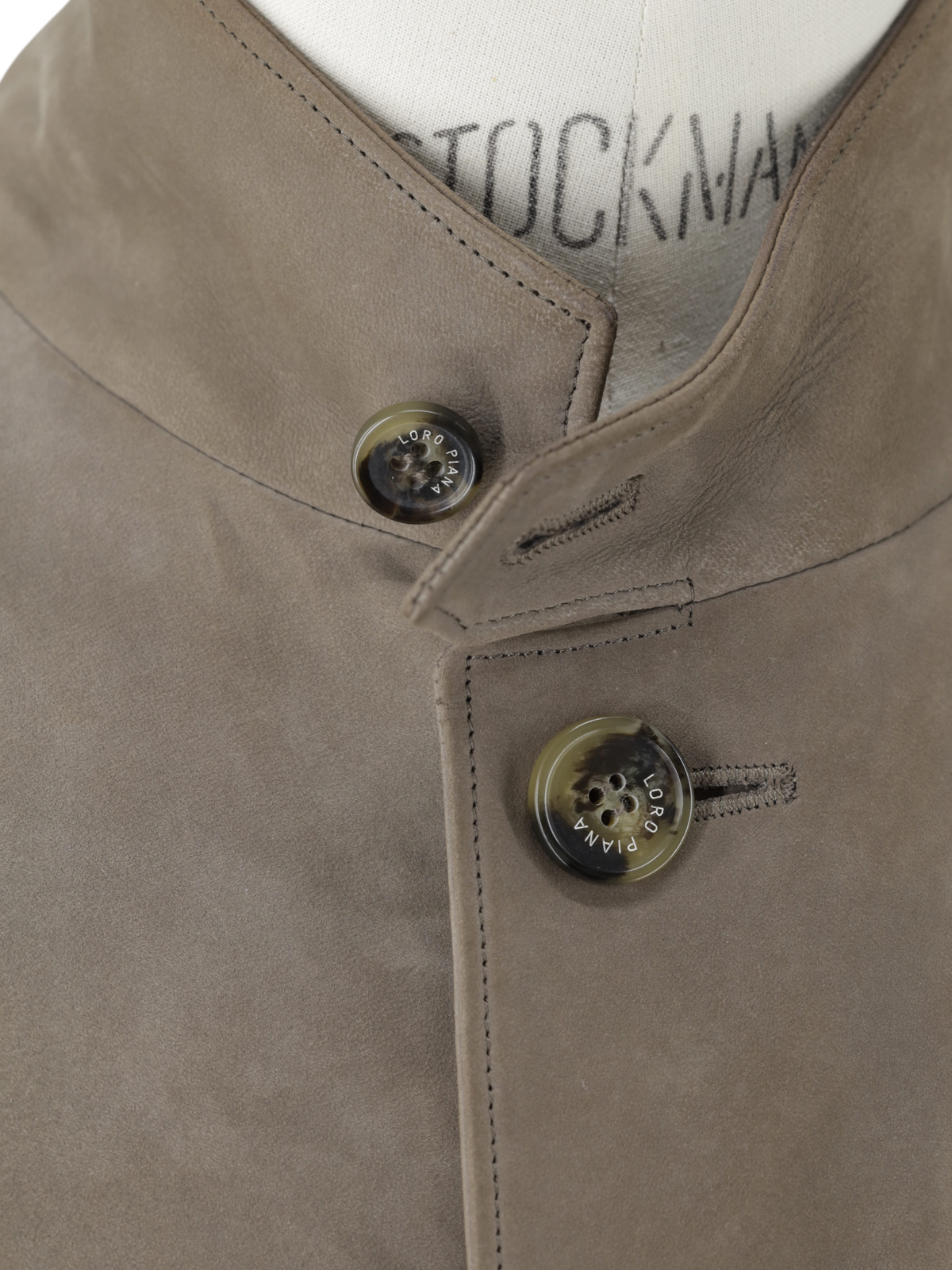 Loro Piana Taupe Lambskin Nappa-Leather Traveller Jacket