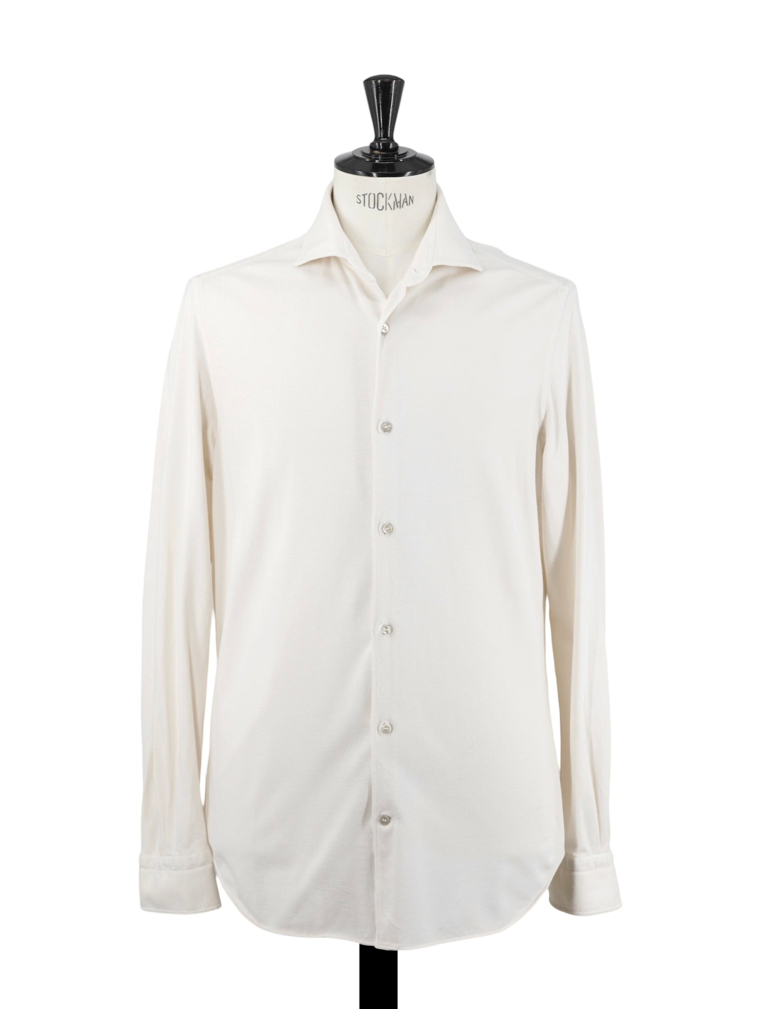 Loro Piana Offwhite Knitted Pique-Cotton Andrew Shirt