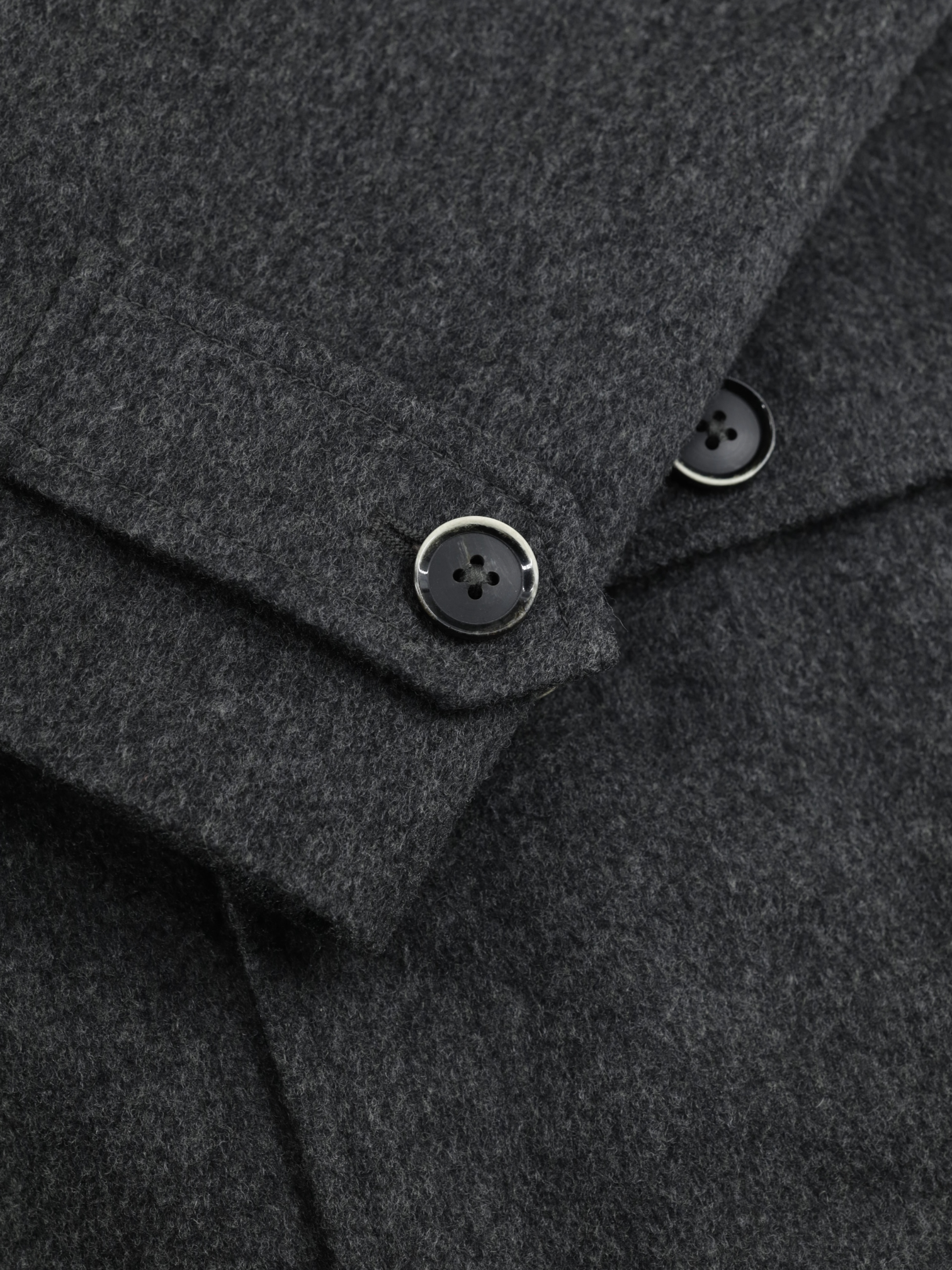 Caruso Grey Wool-Flannel Sartorial Fieldjacket