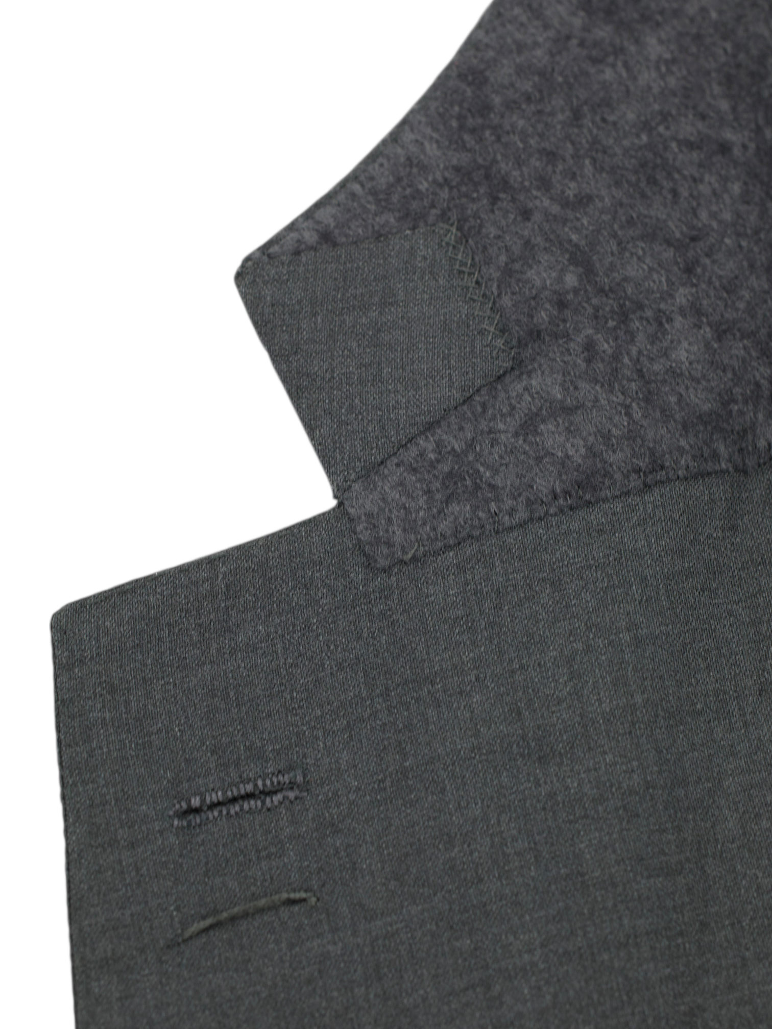 Cesare Attolini Dark Grey Fine-Wool Plain Lungo Suit