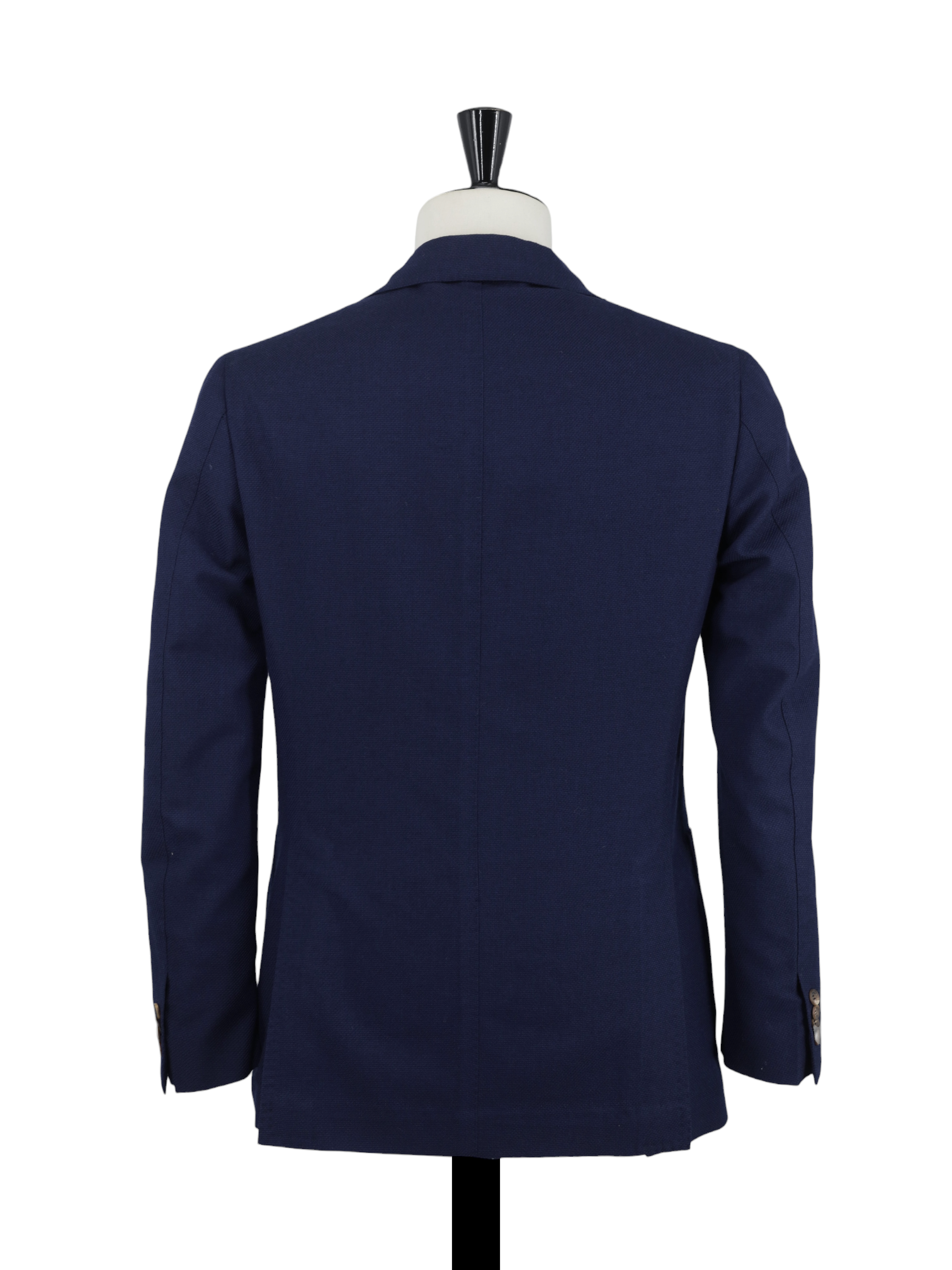 Stile Latino Navy Wool Serge-Weave Blazer Jacket