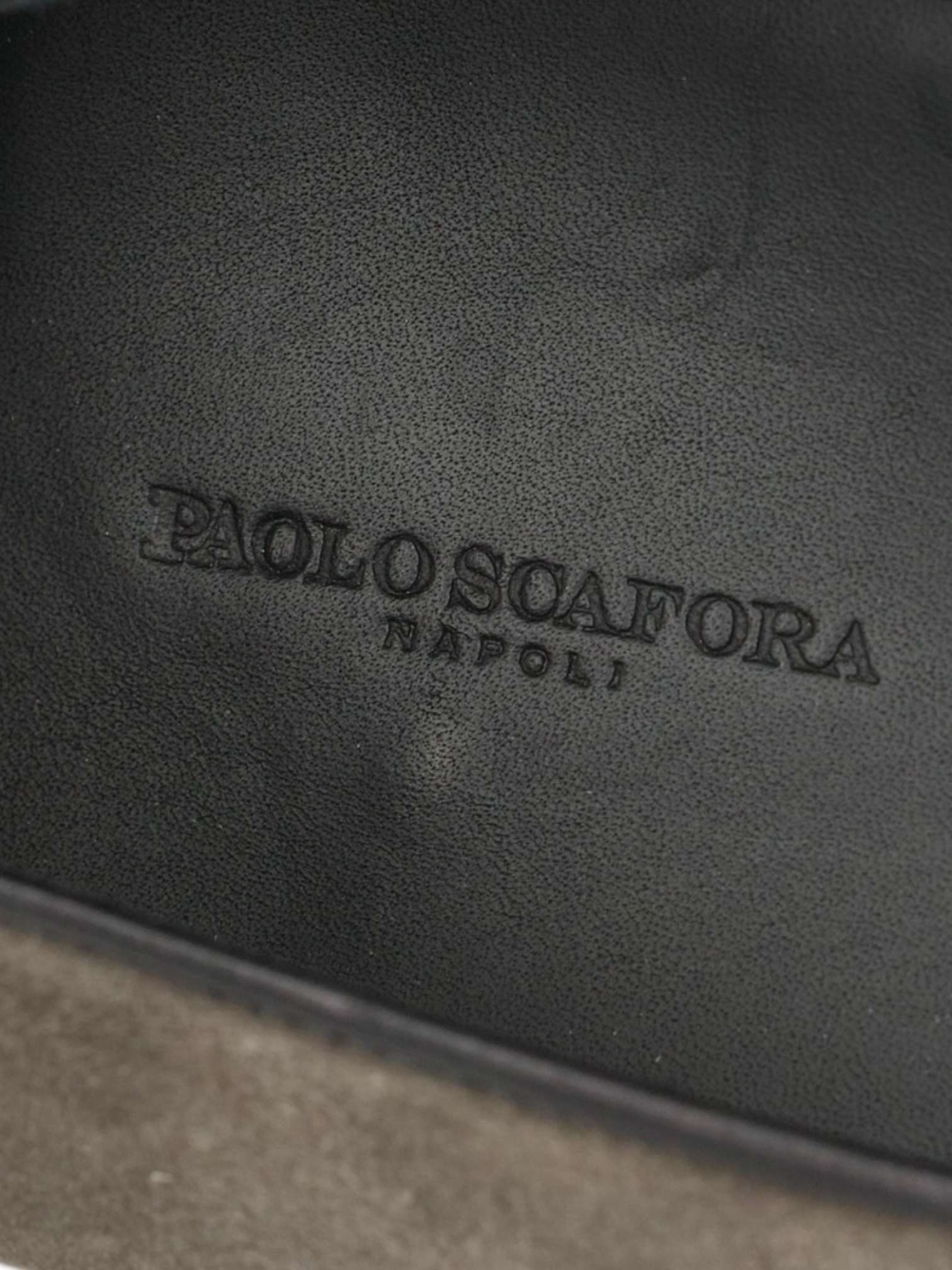 Paolo Scafora Grey Suede Belgian Loafer