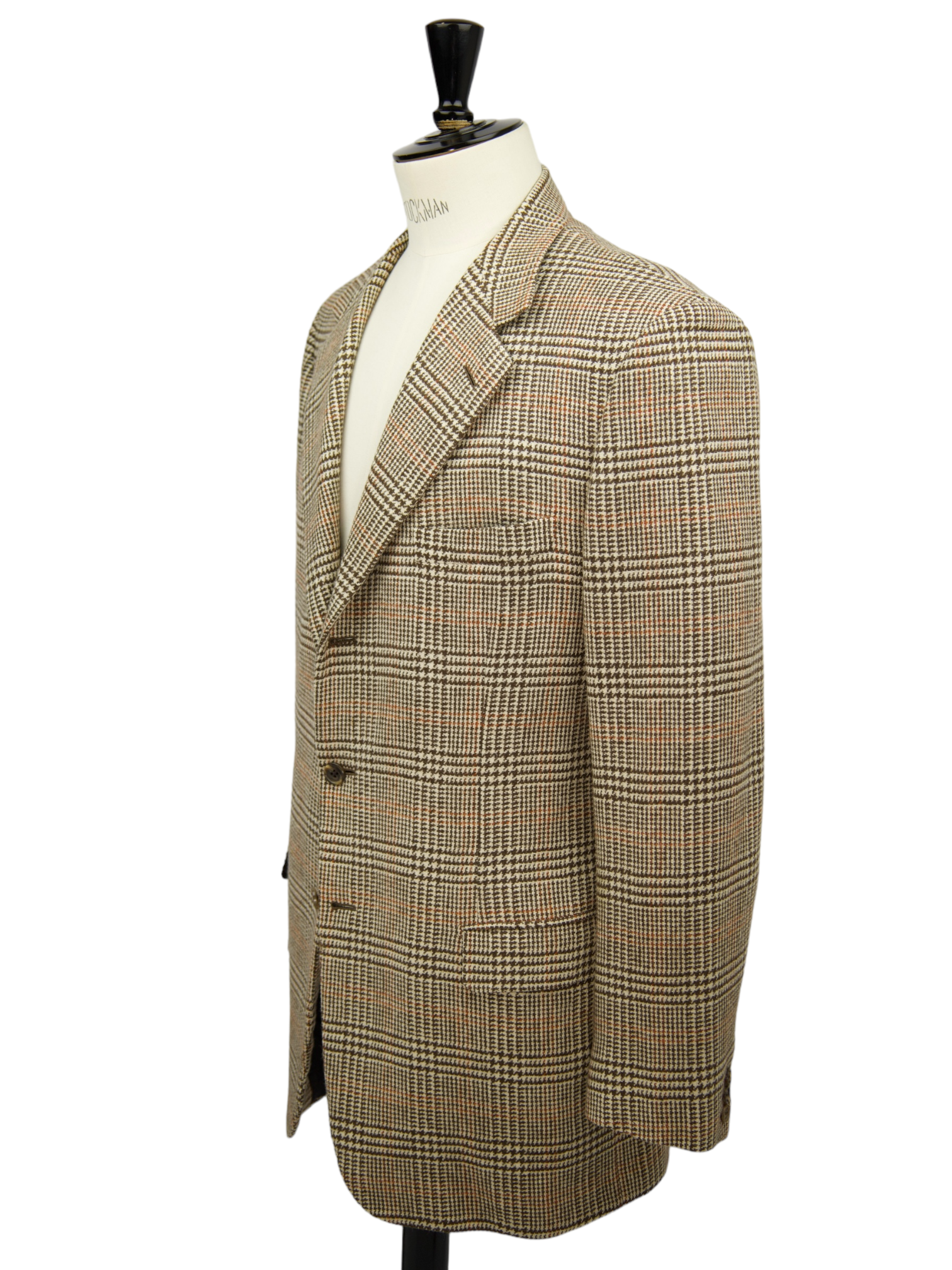 Brioni Brown Cashmere & Alpaca Prince of Wales Nomentano Jacket