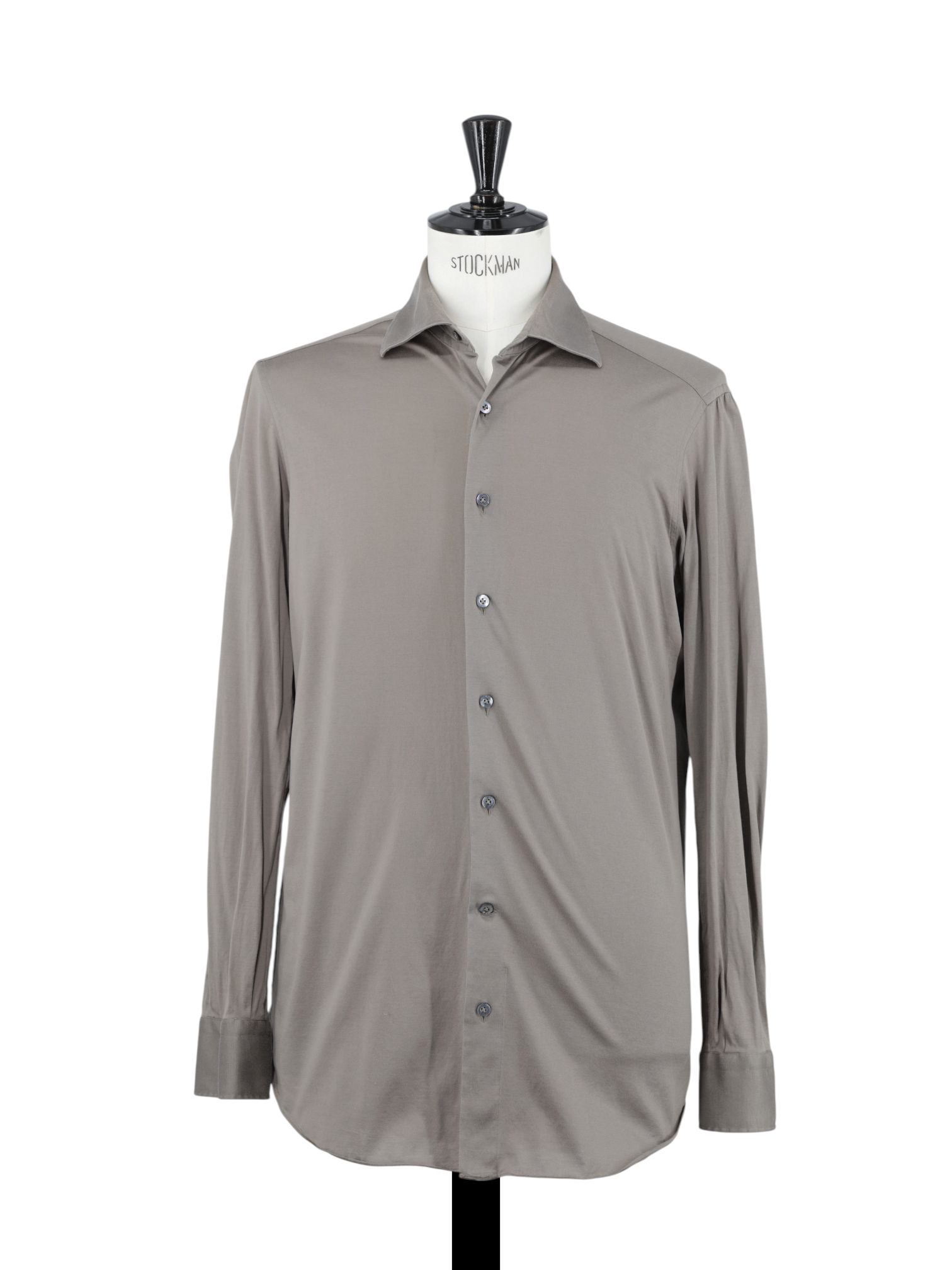 Fray Brown Mercerized-Cotton Jersey Gabriel Shirt