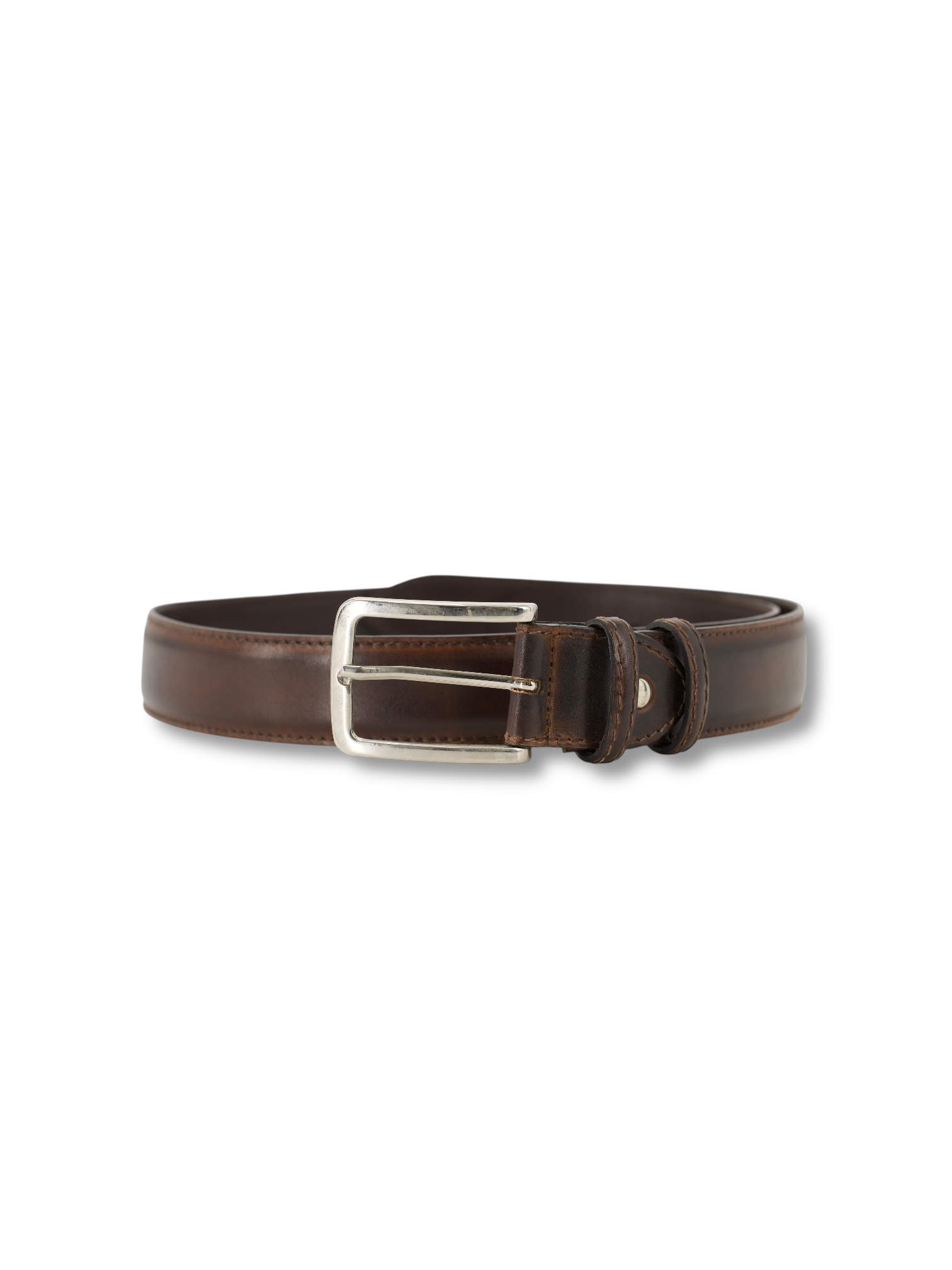 Bontoni Dark Brown Calfleather Belt