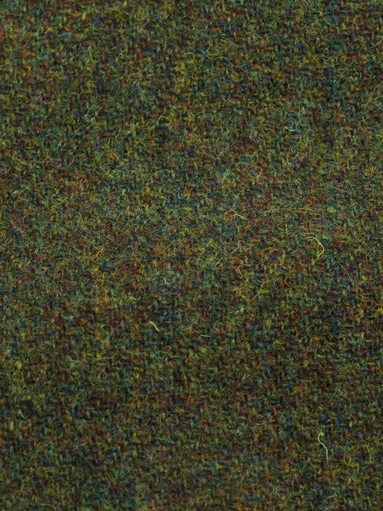 Cifonelli Moss Green & Burgundy Tweed Wool Jacket