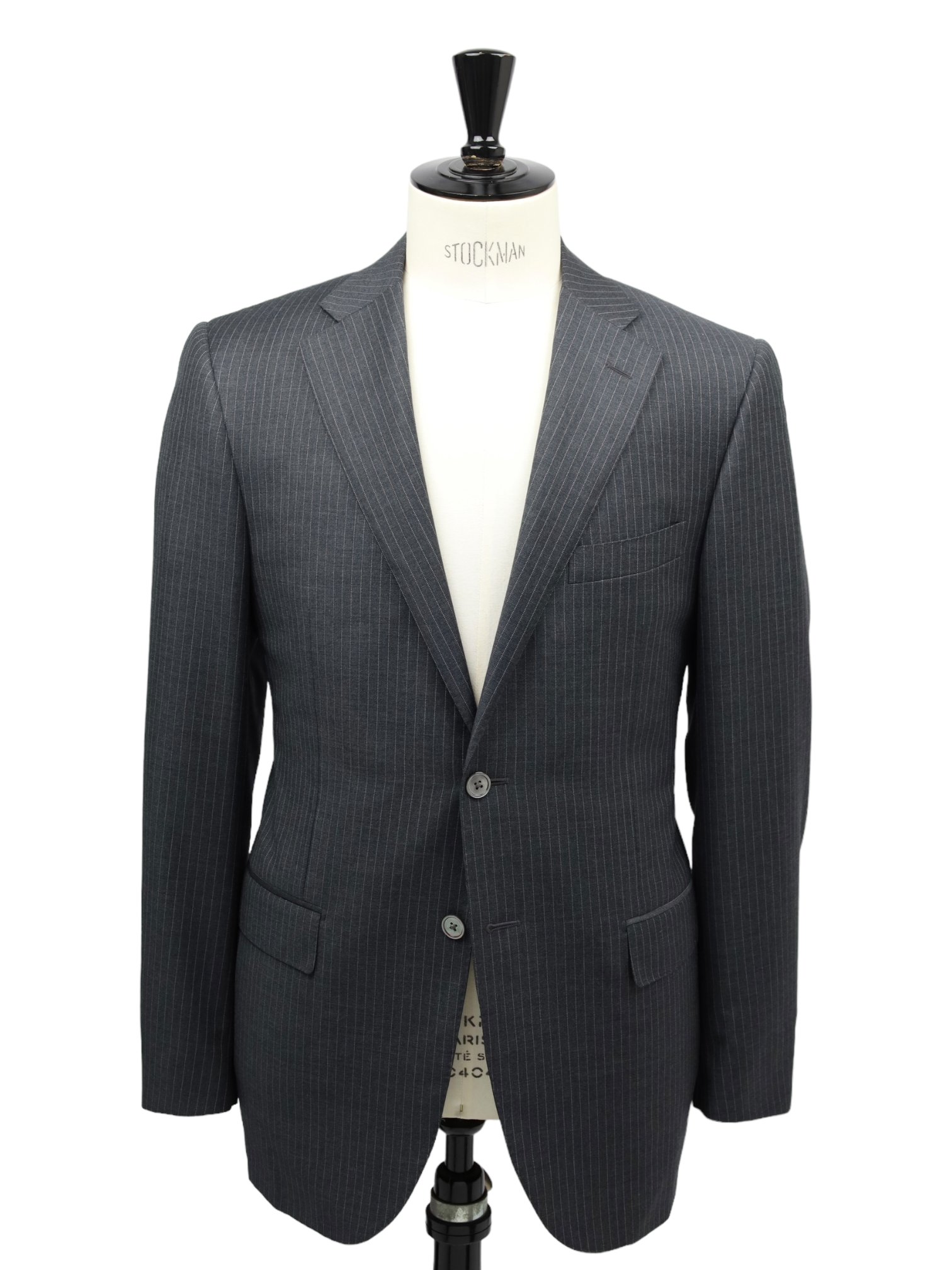 Corneliani Grey Super 110's Pinstripe Suit