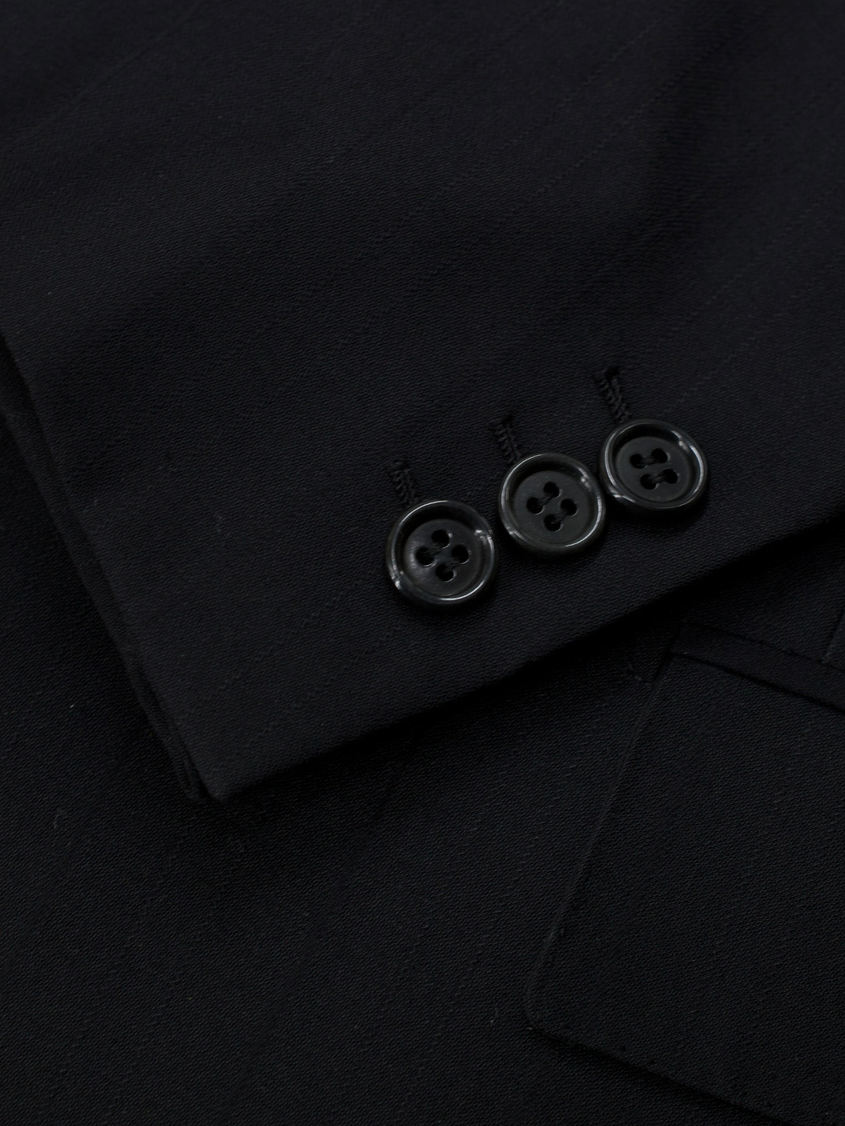 Brioni Black Fine-Wool Vintage Double-Breasted Shadow-Stripe Suit