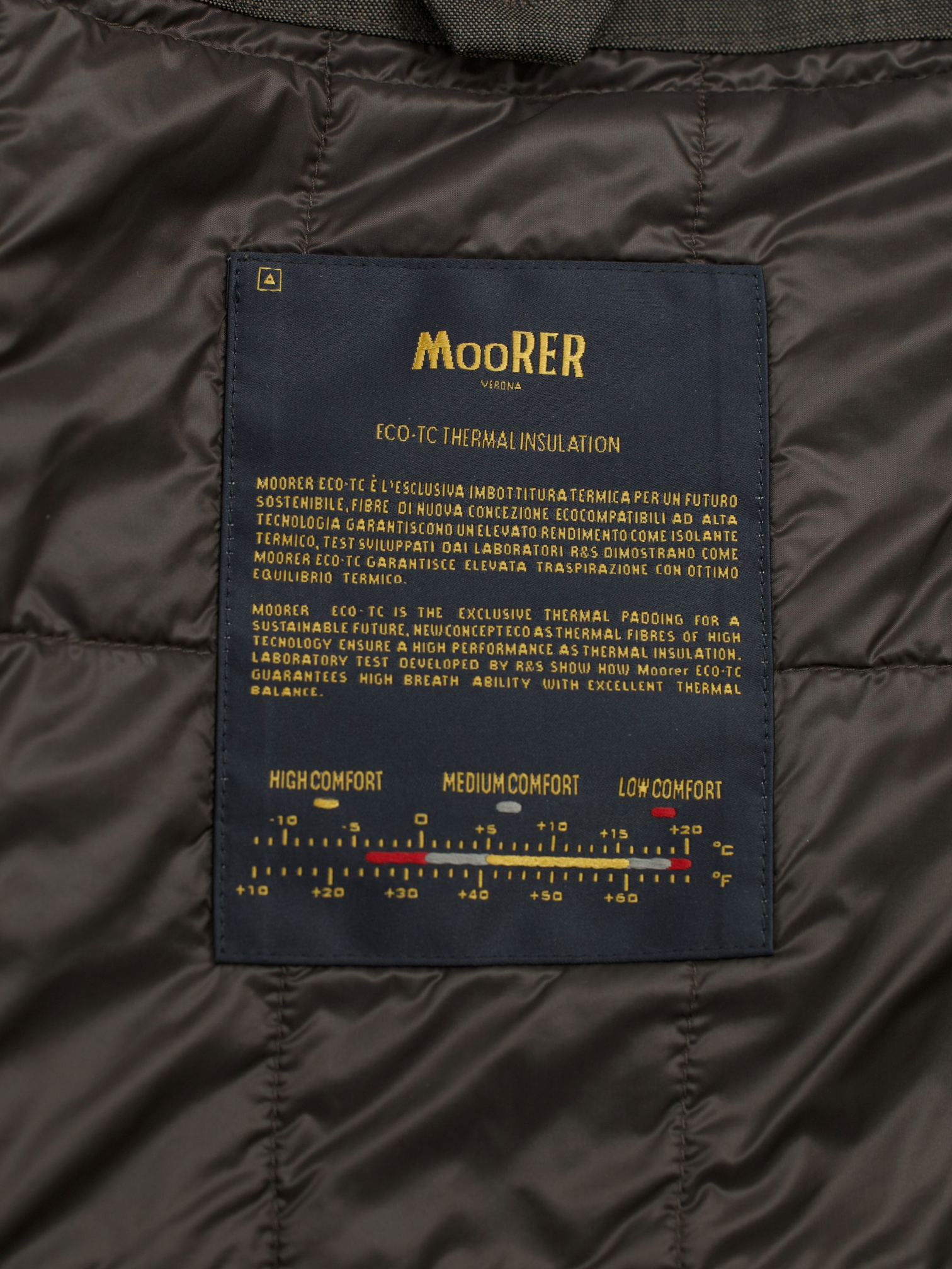 MooRER Beige Cotton-Blend "Canova" Raincoat